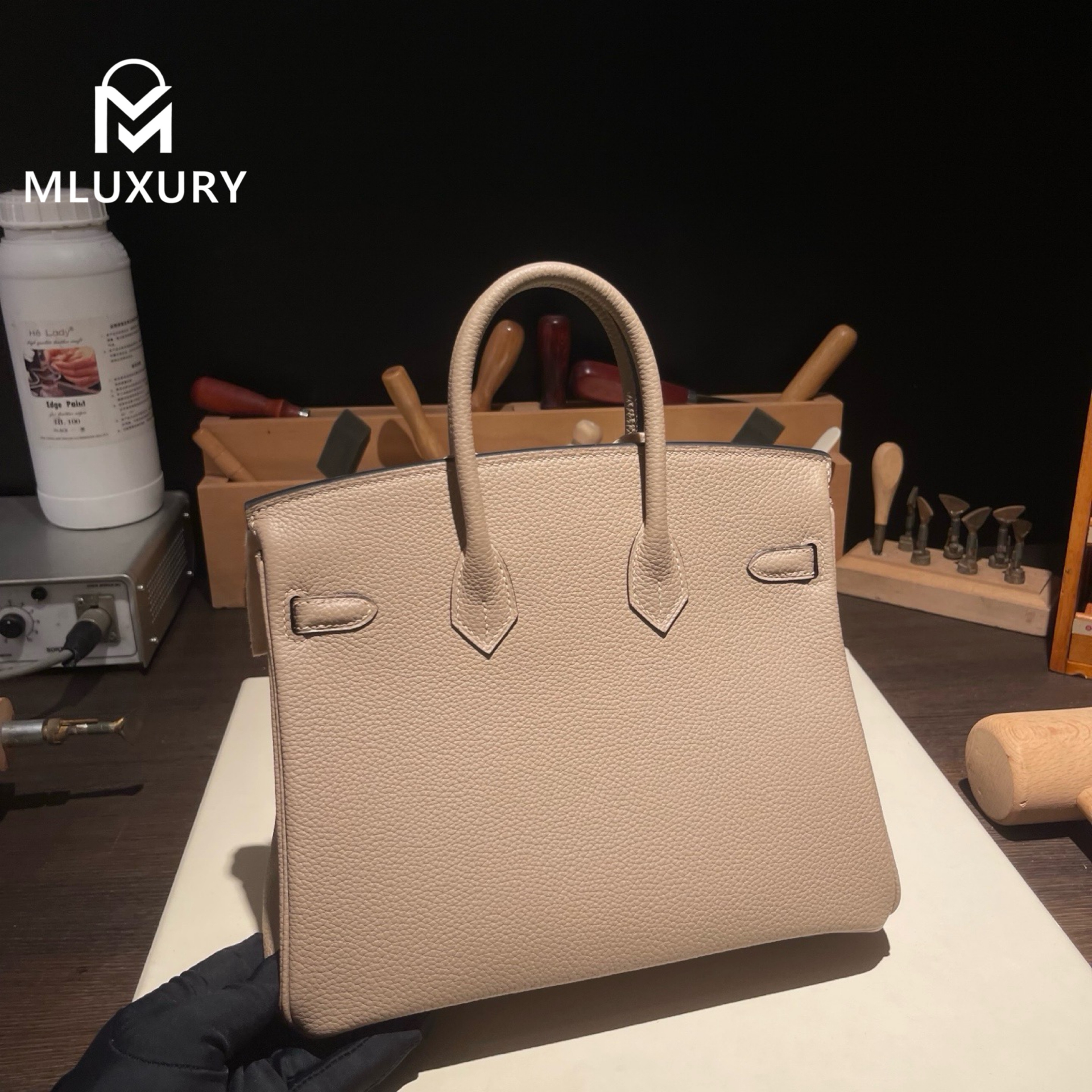 Hermès Birkin 25 Togo, Dove Grey, Silver Hardware