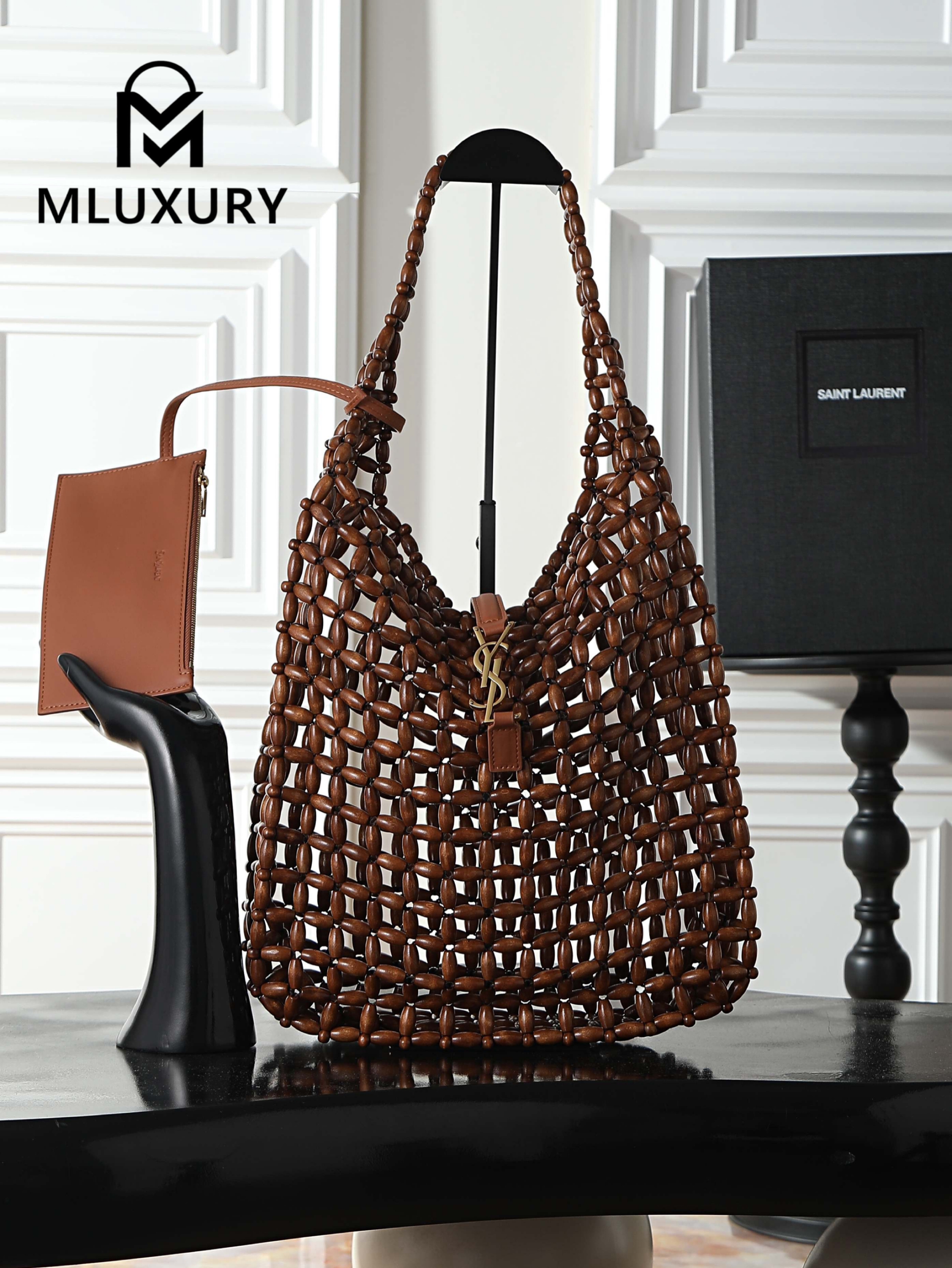 YSL LE 5A7 Handwoven Bag