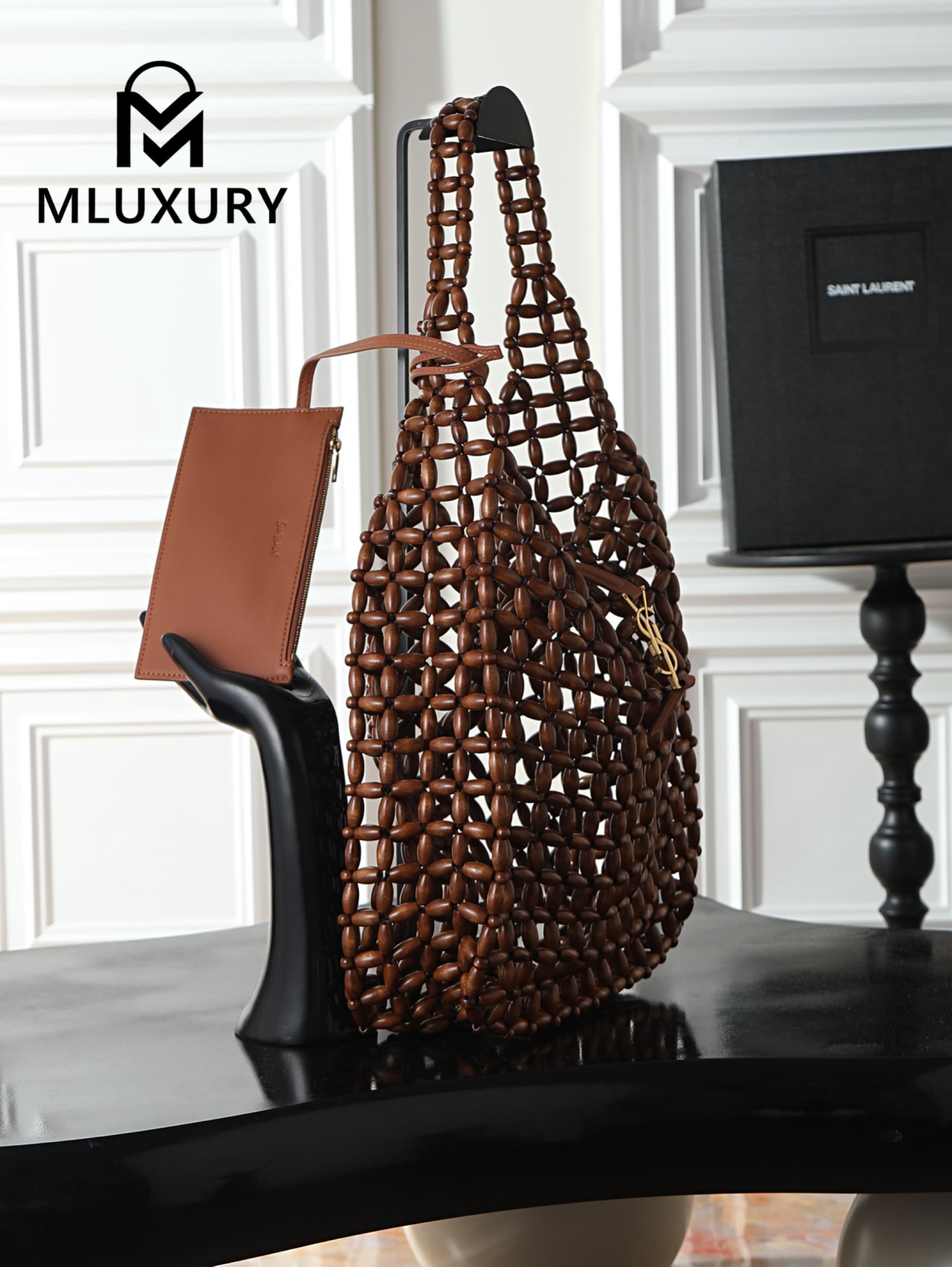 YSL LE 5A7 Handwoven Bag