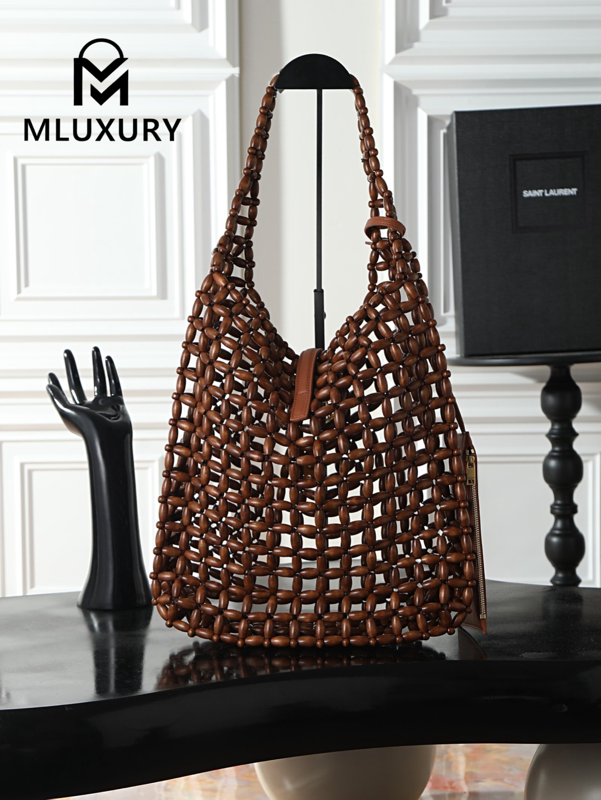 YSL LE 5A7 Handwoven Bag
