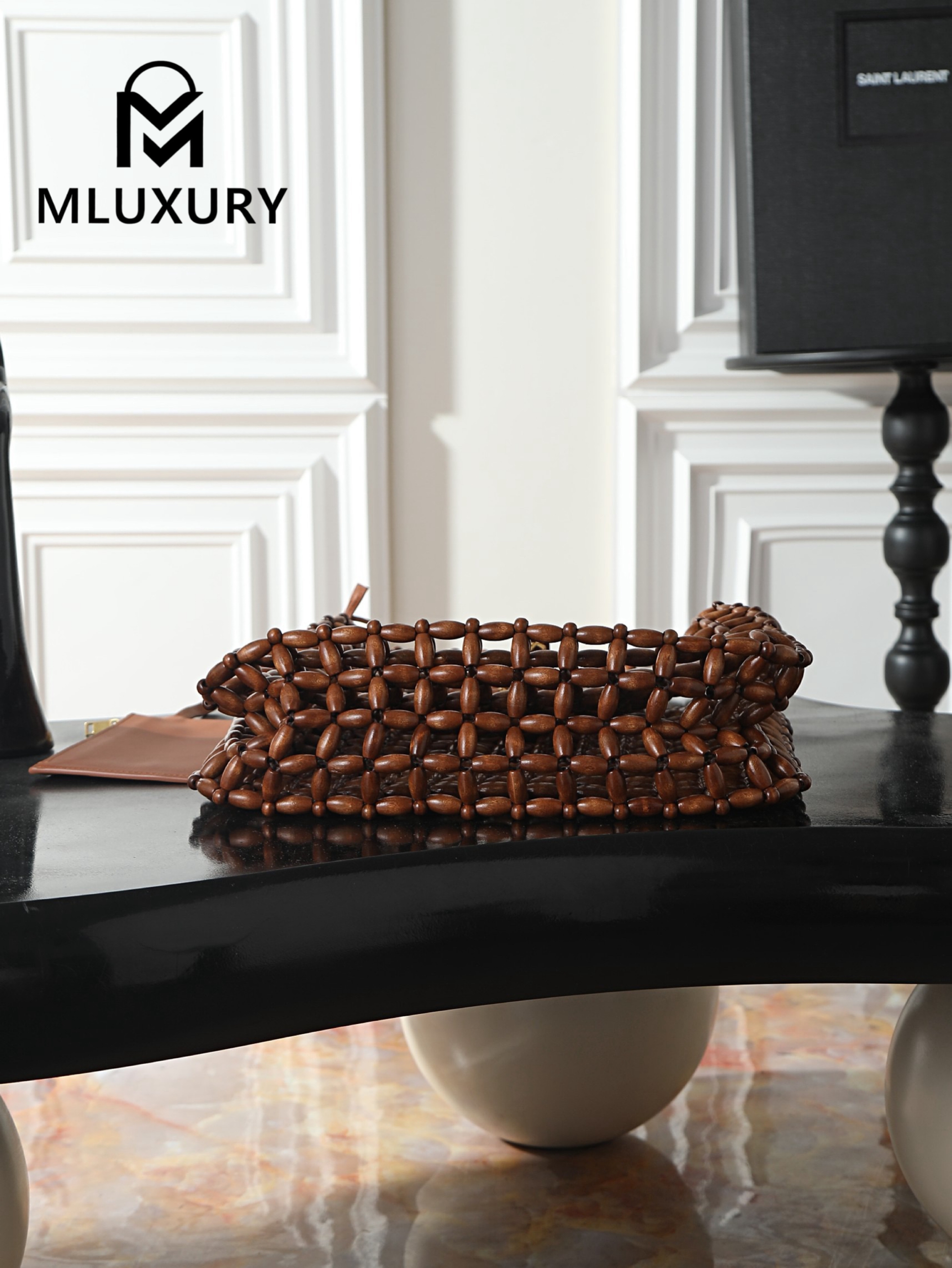 YSL LE 5A7 Handwoven Bag
