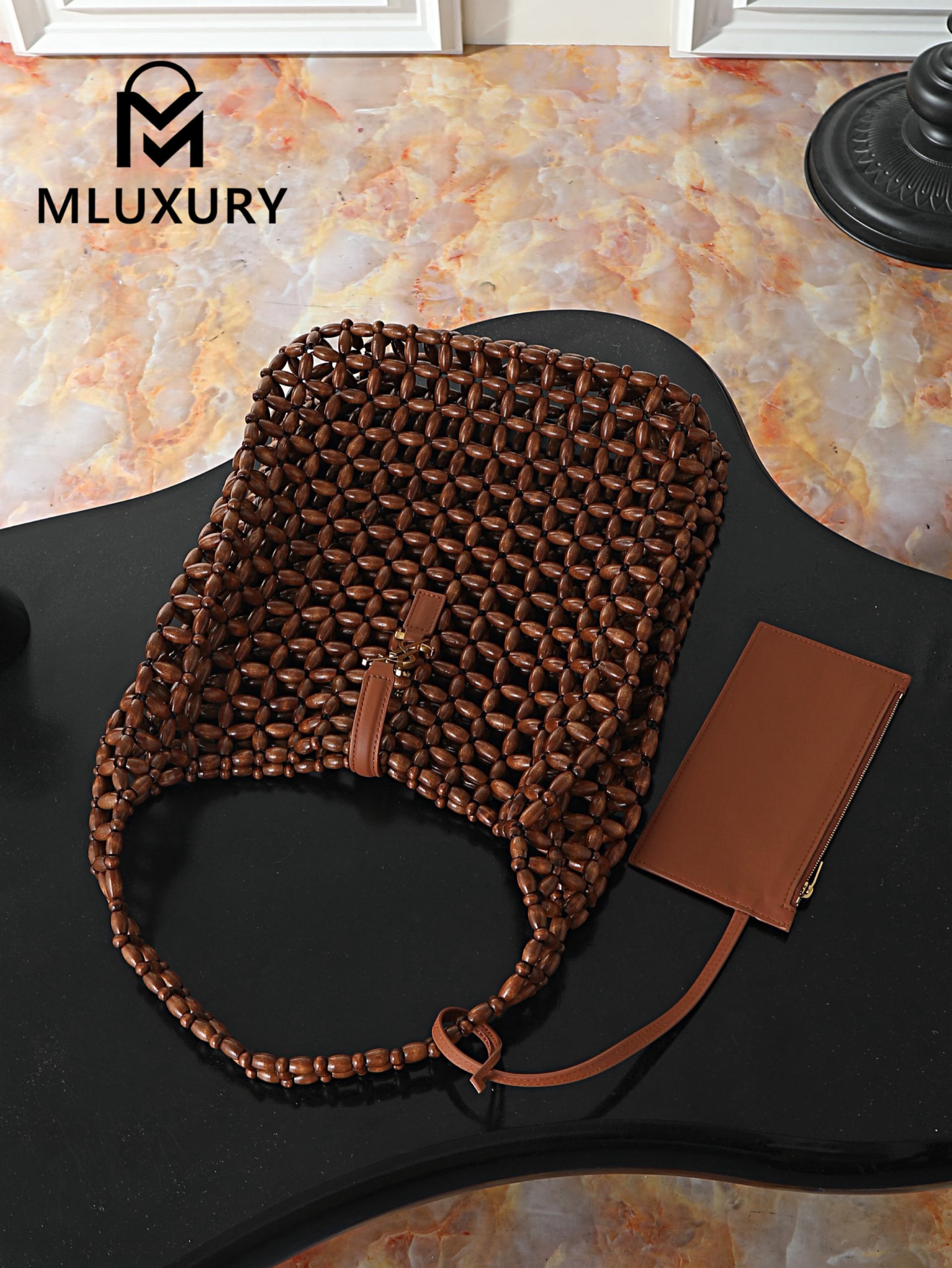 YSL LE 5A7 Handwoven Bag