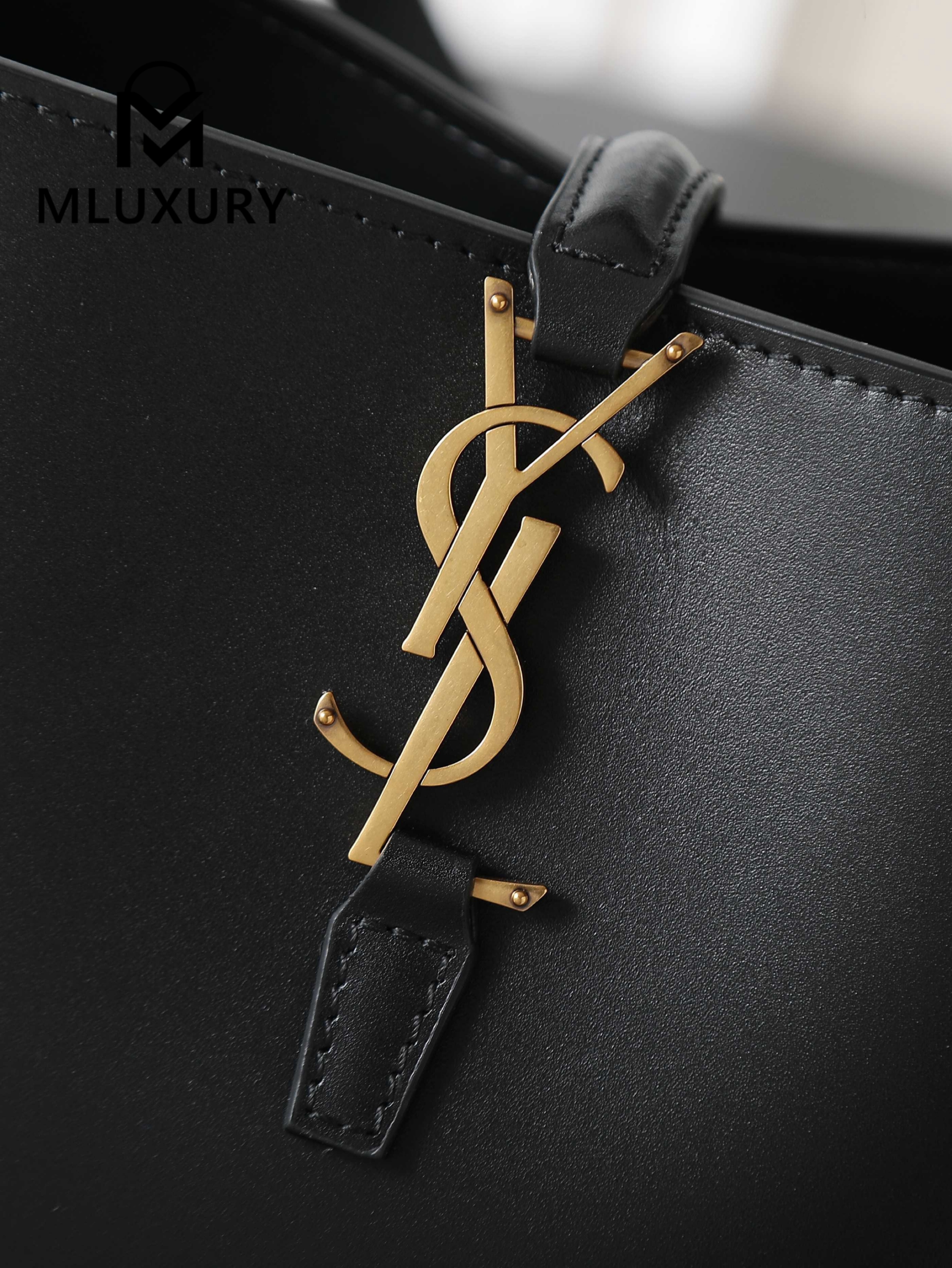 YSL LE 37 Bucket Bag, Small, Black