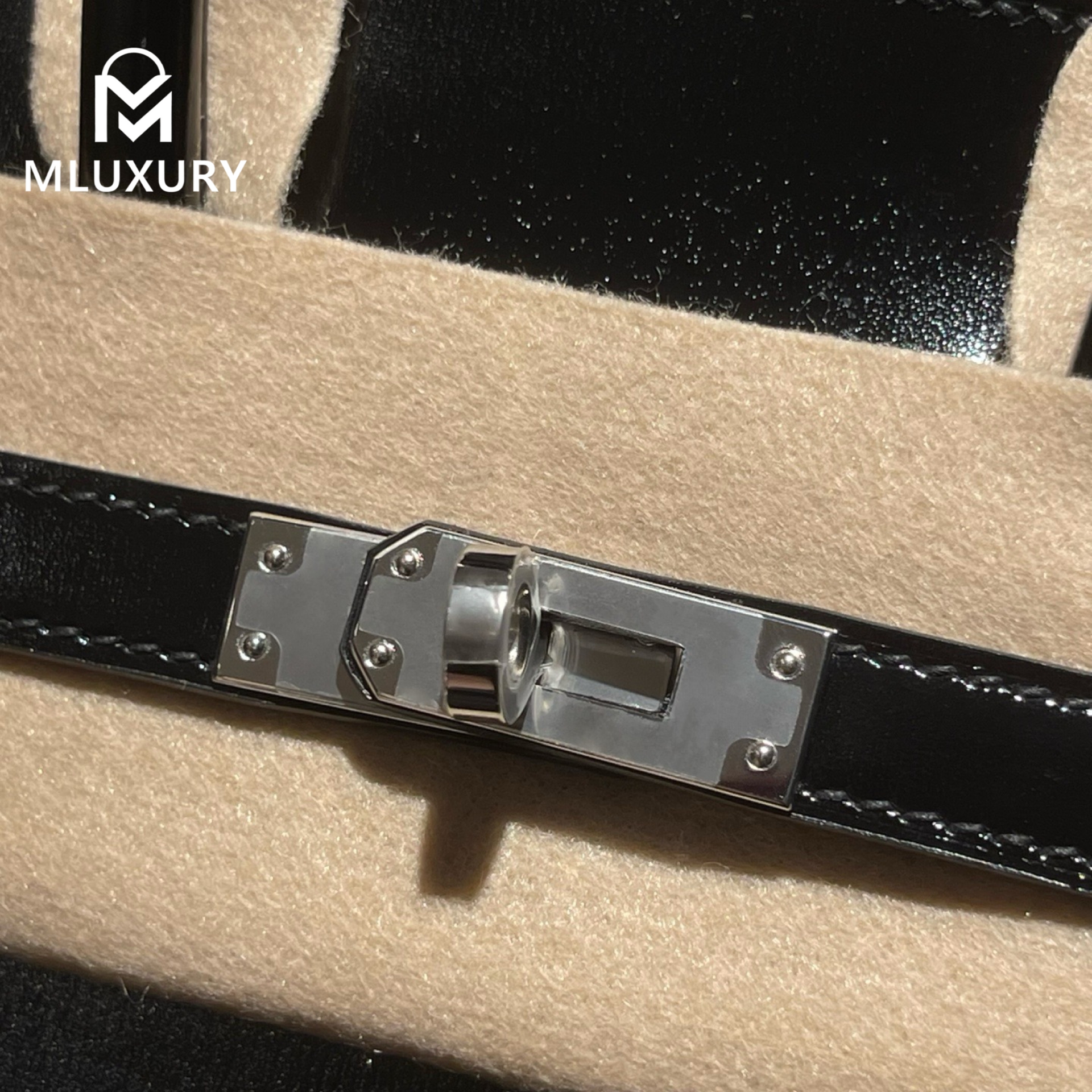 Hermès Birkin 25 Box Leather, Black, Silver hardware
