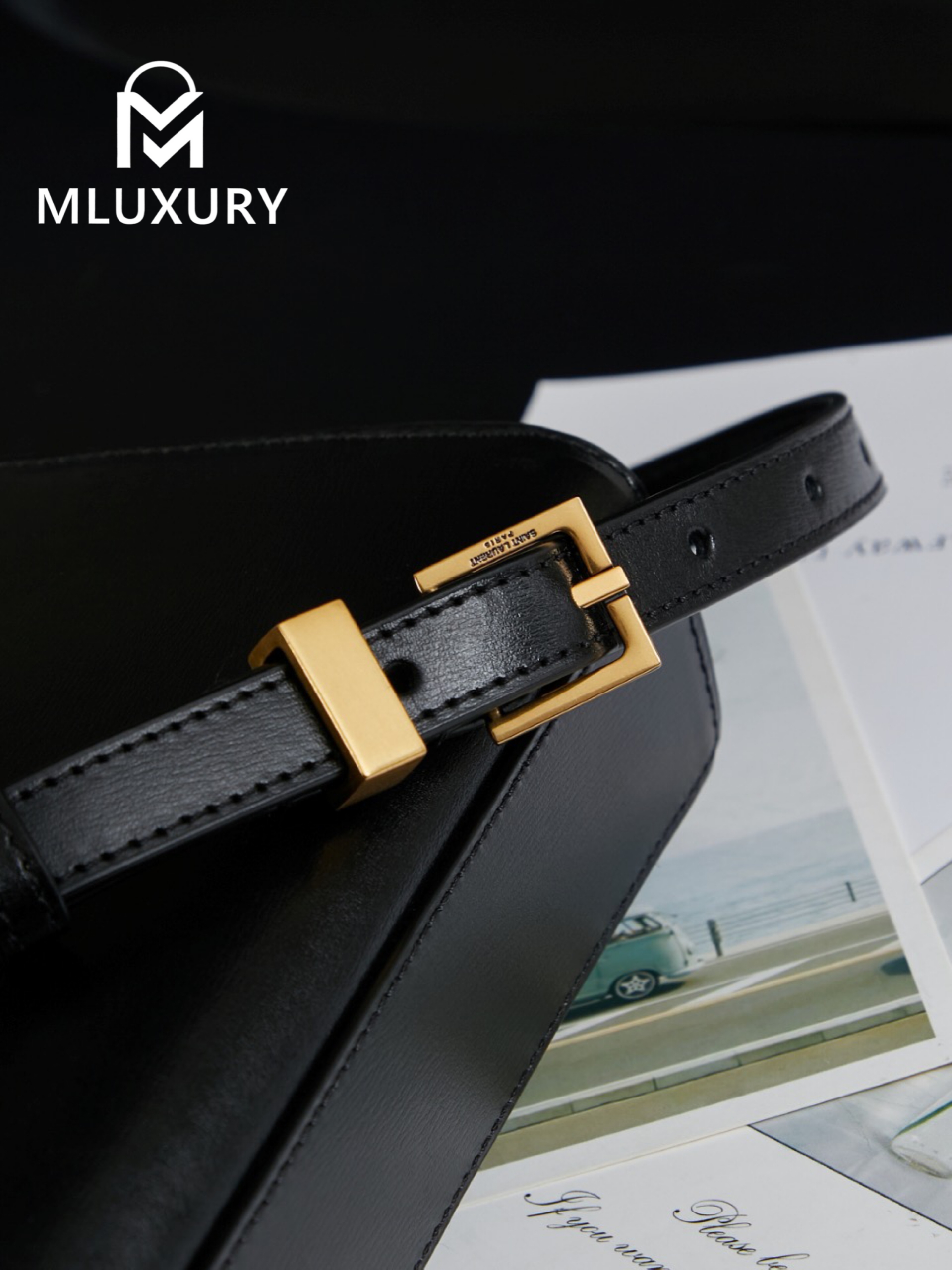 YSL Manhattan Baguette Bag, Small Size 24cm