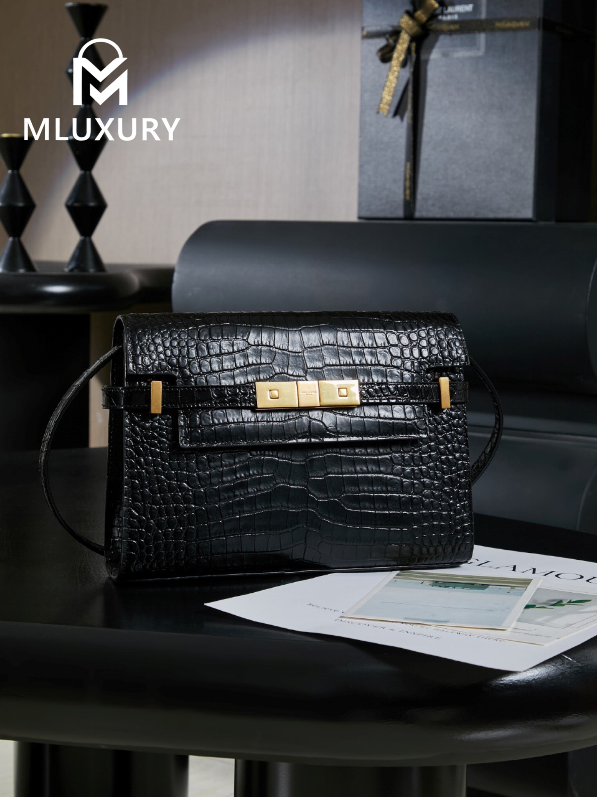 YSL Manhattan Baguette Bag, Small Size 24cm