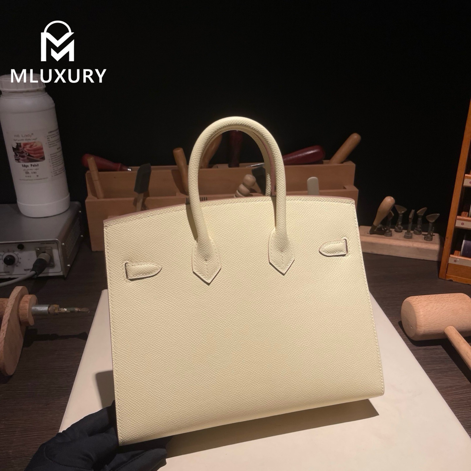 Hermès Birkin 25, Epsom leather, Milton yellow, gold hardware