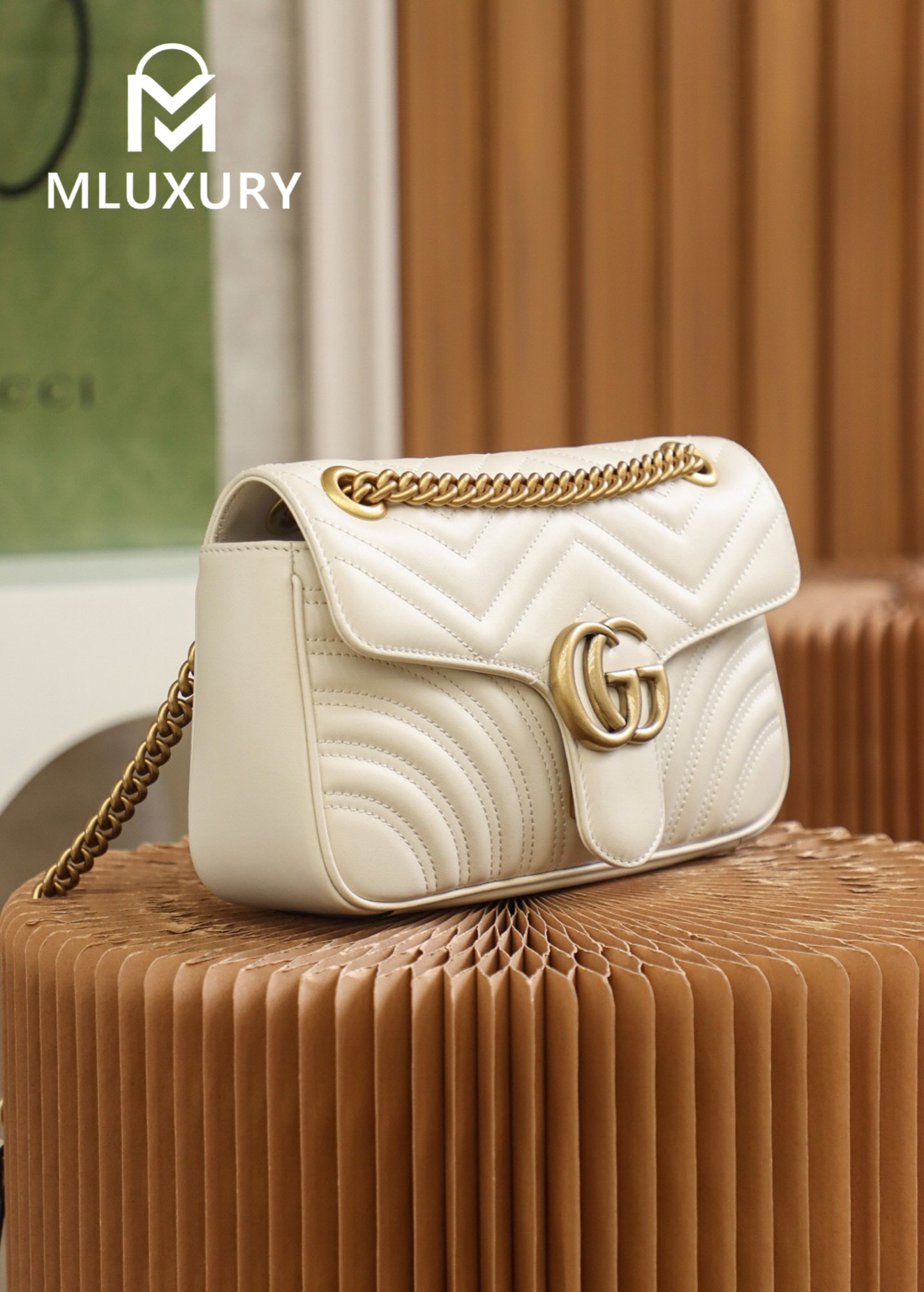 GUCCI Marmont 26, White