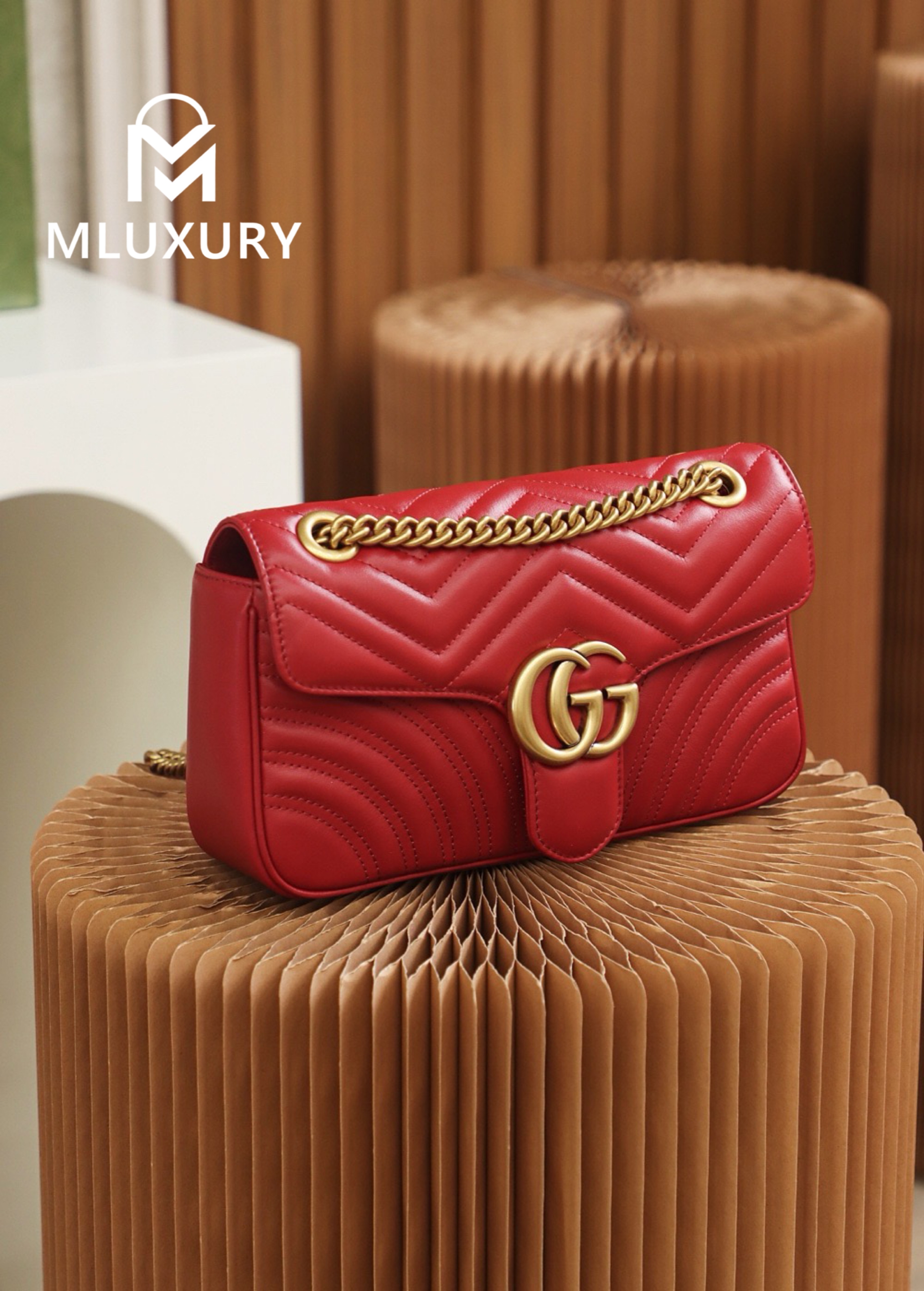 GUCCI Marmont 26, Burgundy