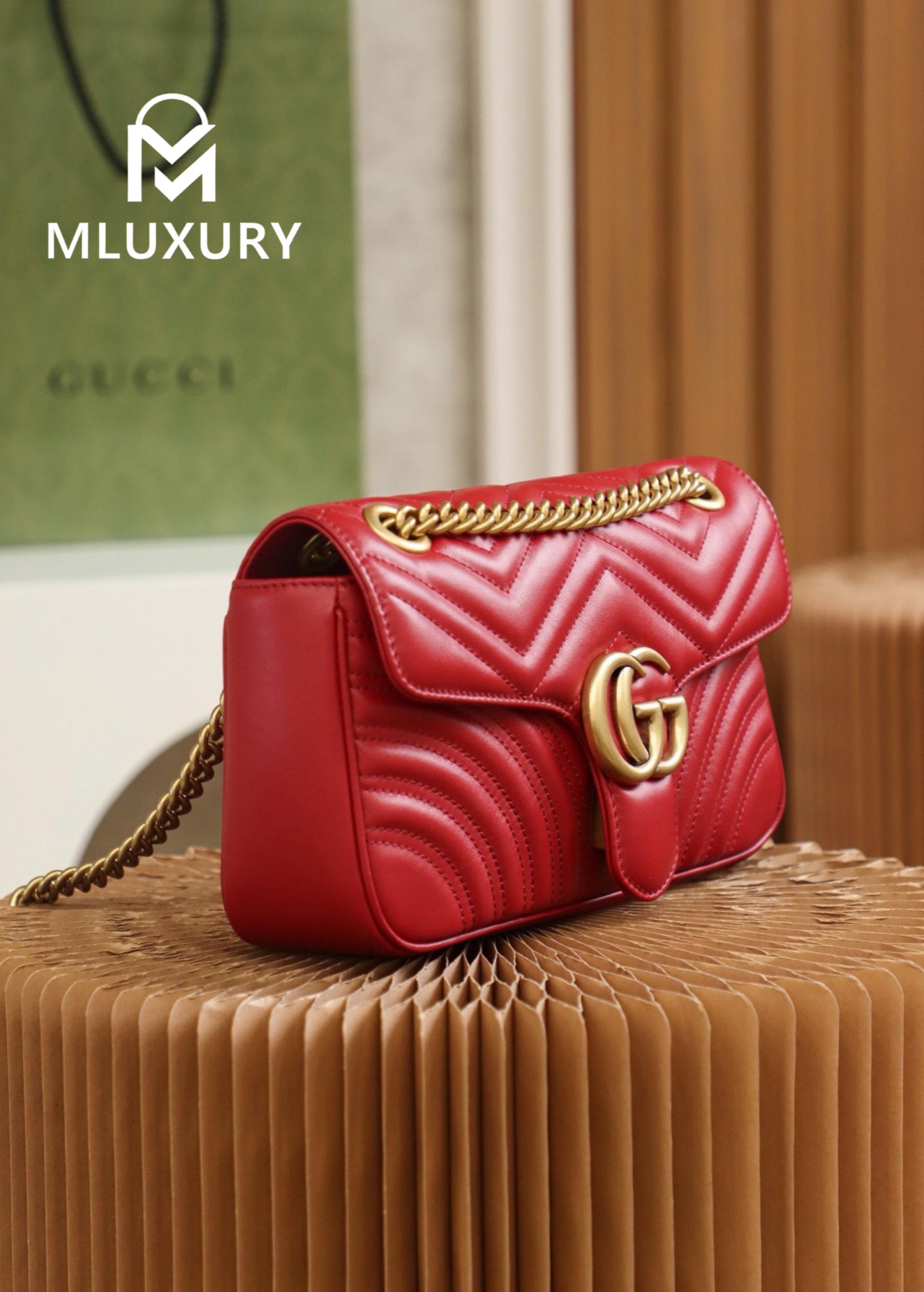 GUCCI Marmont 26, Burgundy