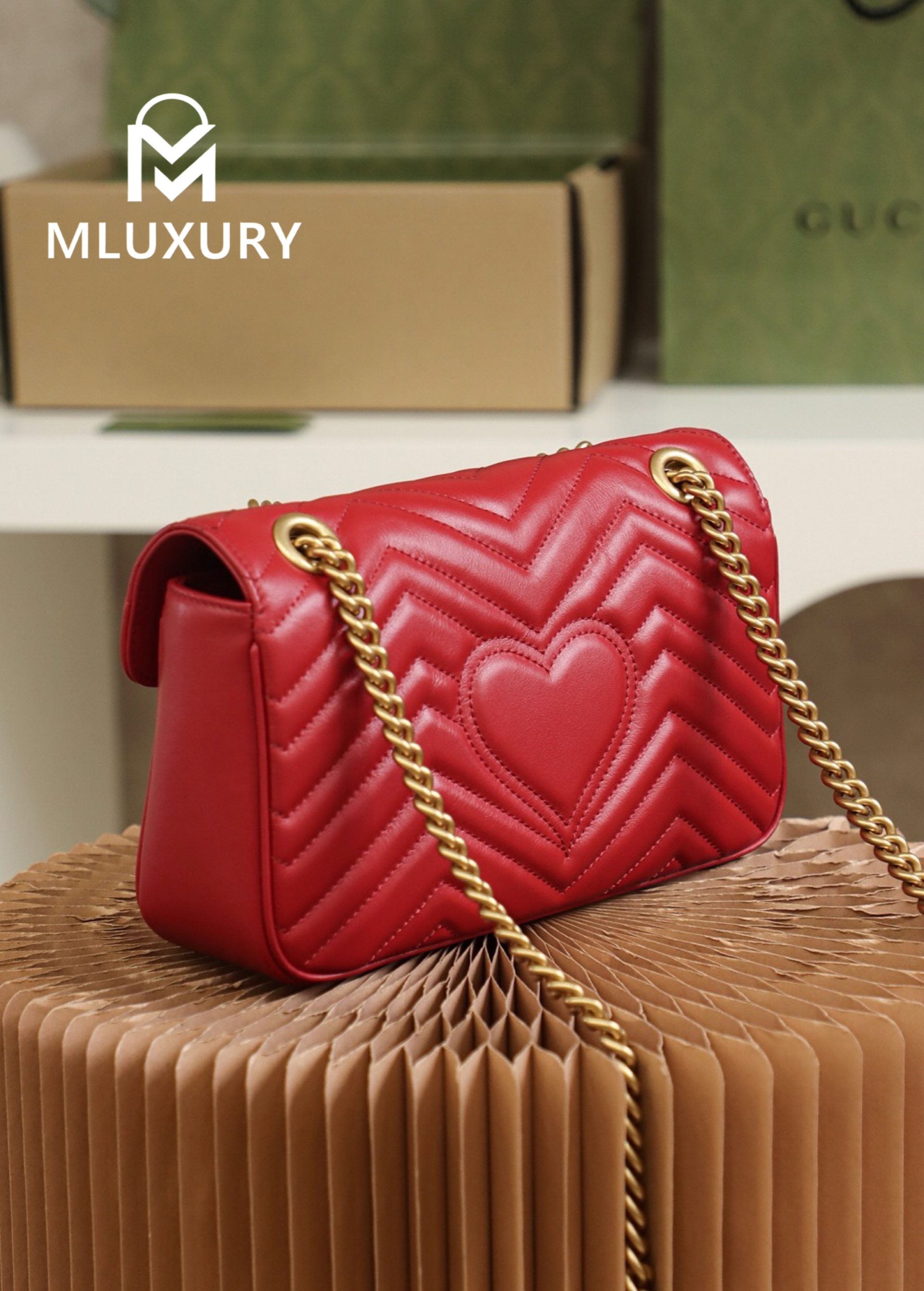 GUCCI Marmont 26, Burgundy
