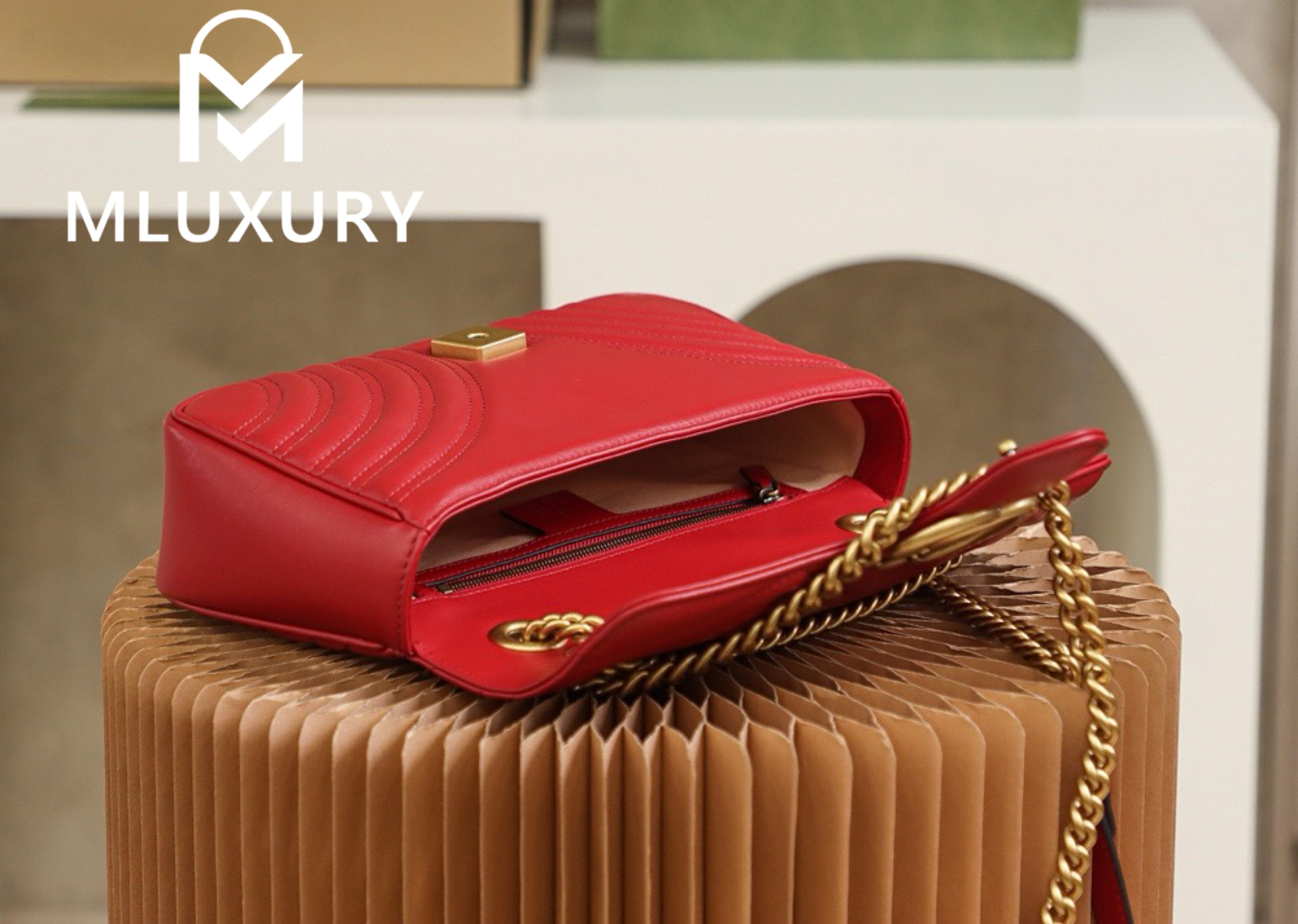 GUCCI Marmont 26, Burgundy