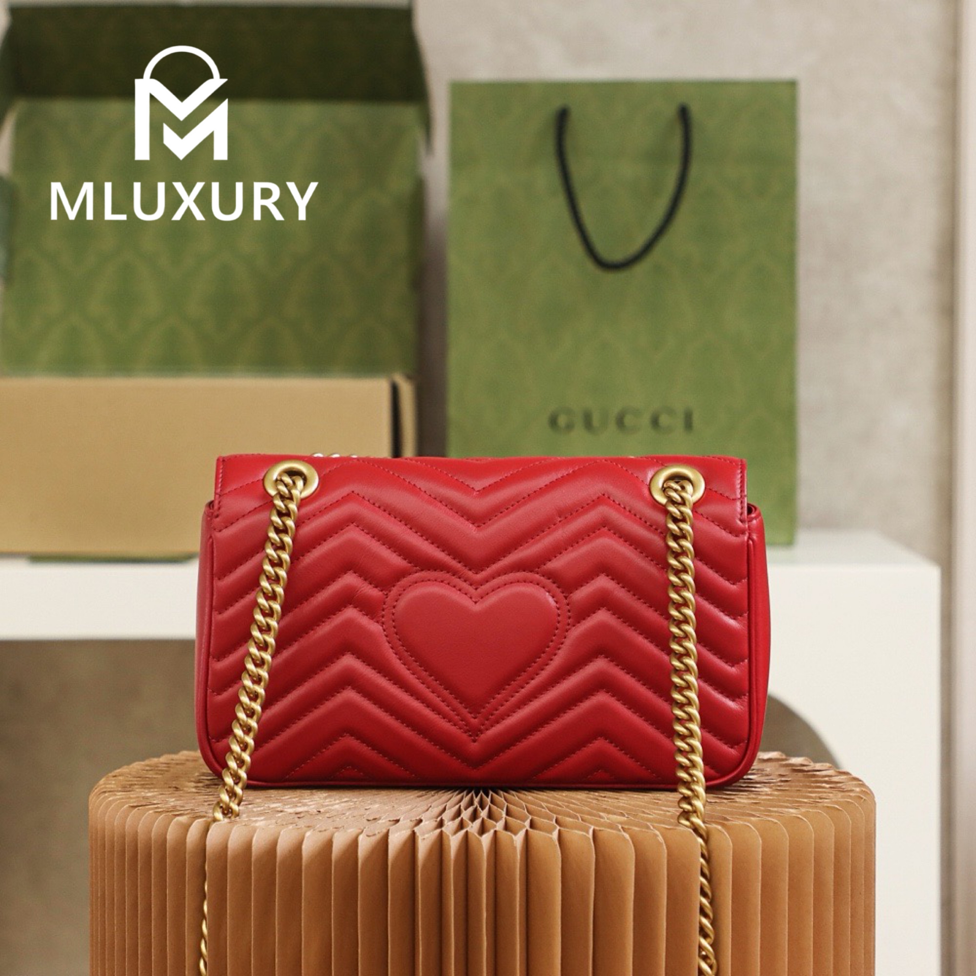 GUCCI Marmont 26, Burgundy