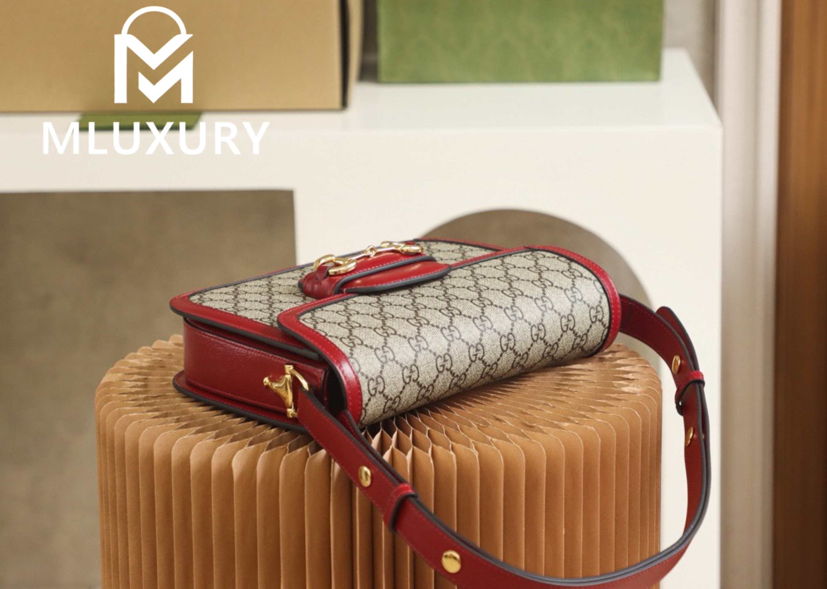 GUCCI Horsebit 1955 Saddle Bag