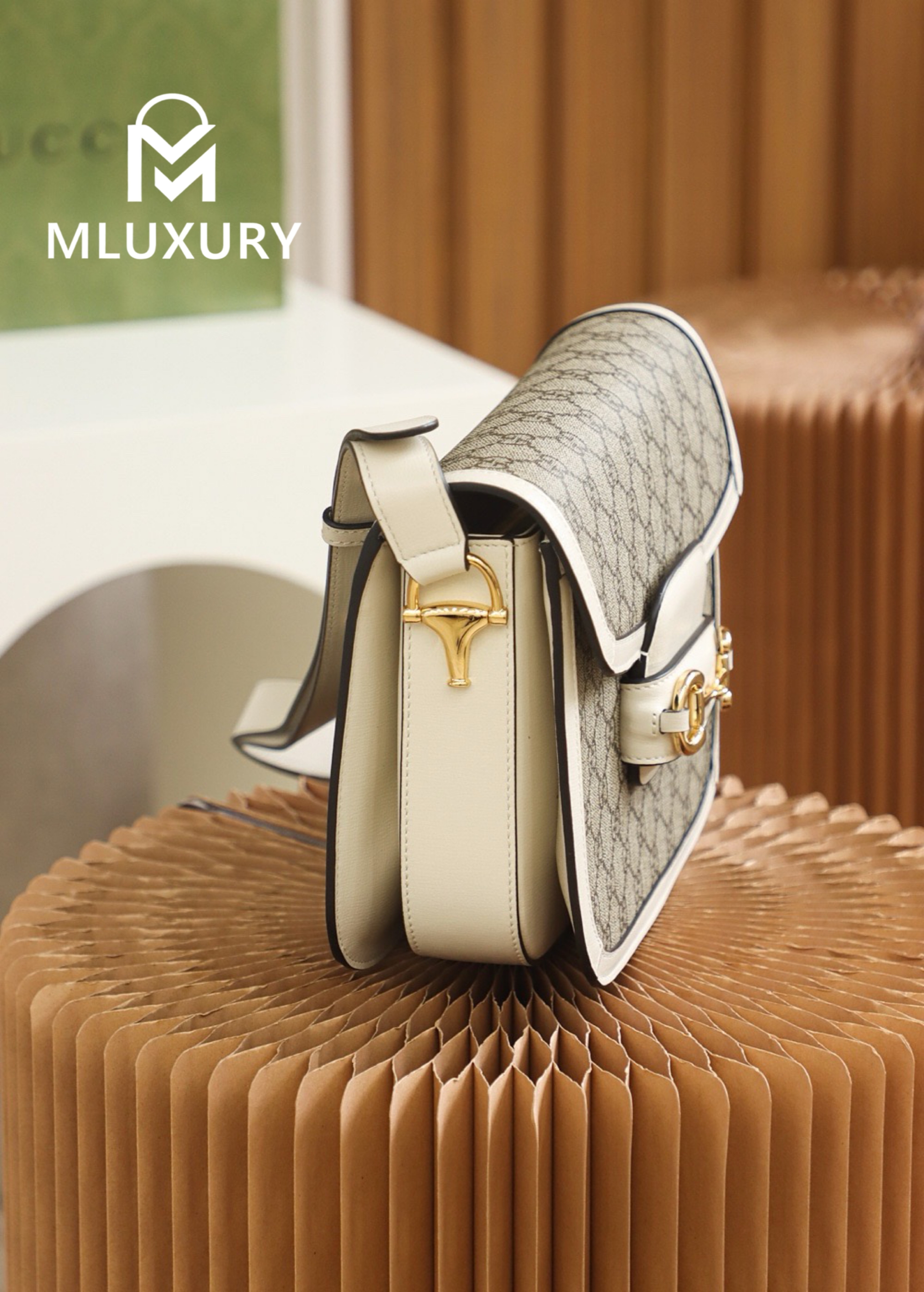 GUCCI Horsebit 1955 Saddle Bag
