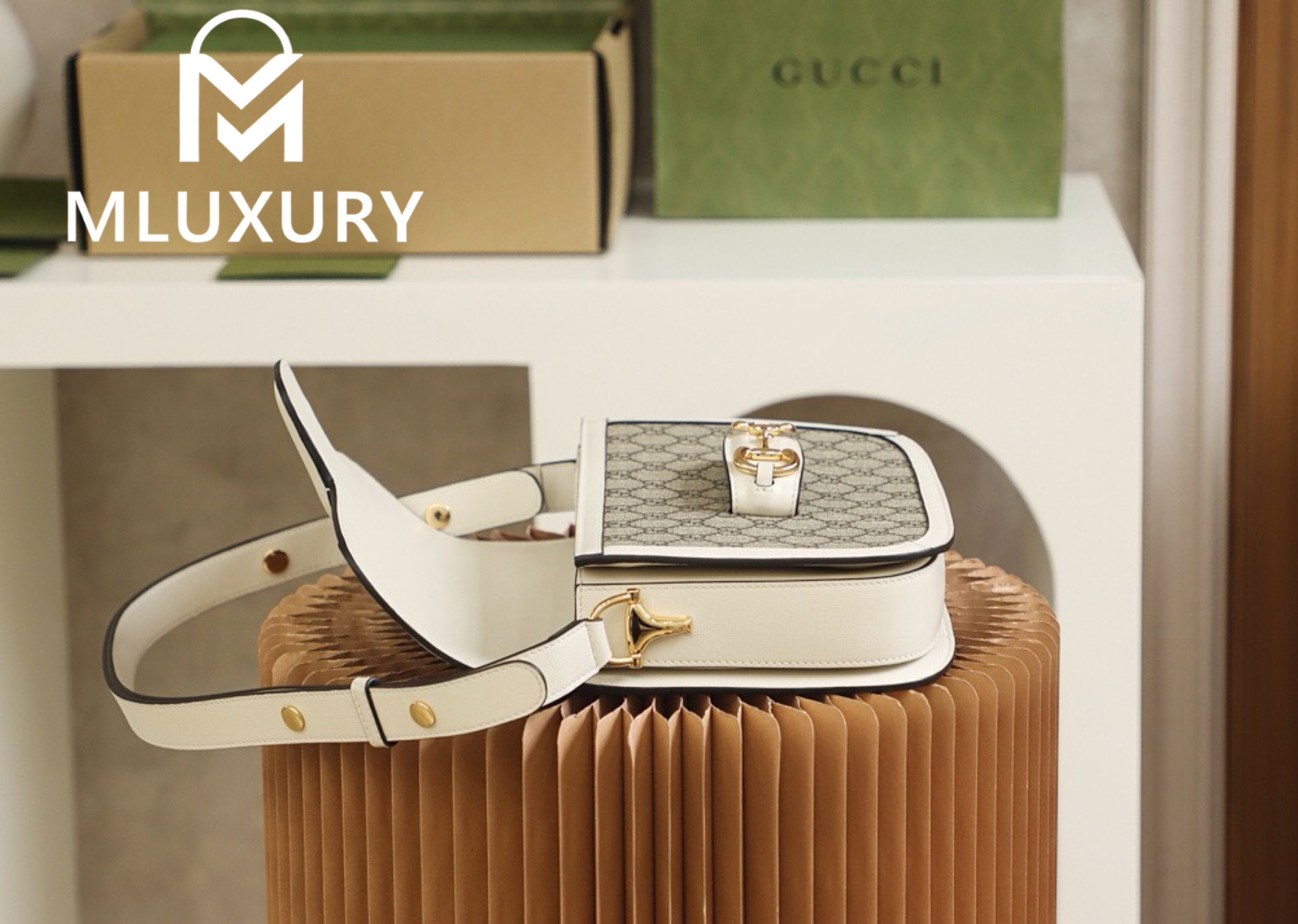 GUCCI Horsebit 1955 Saddle Bag