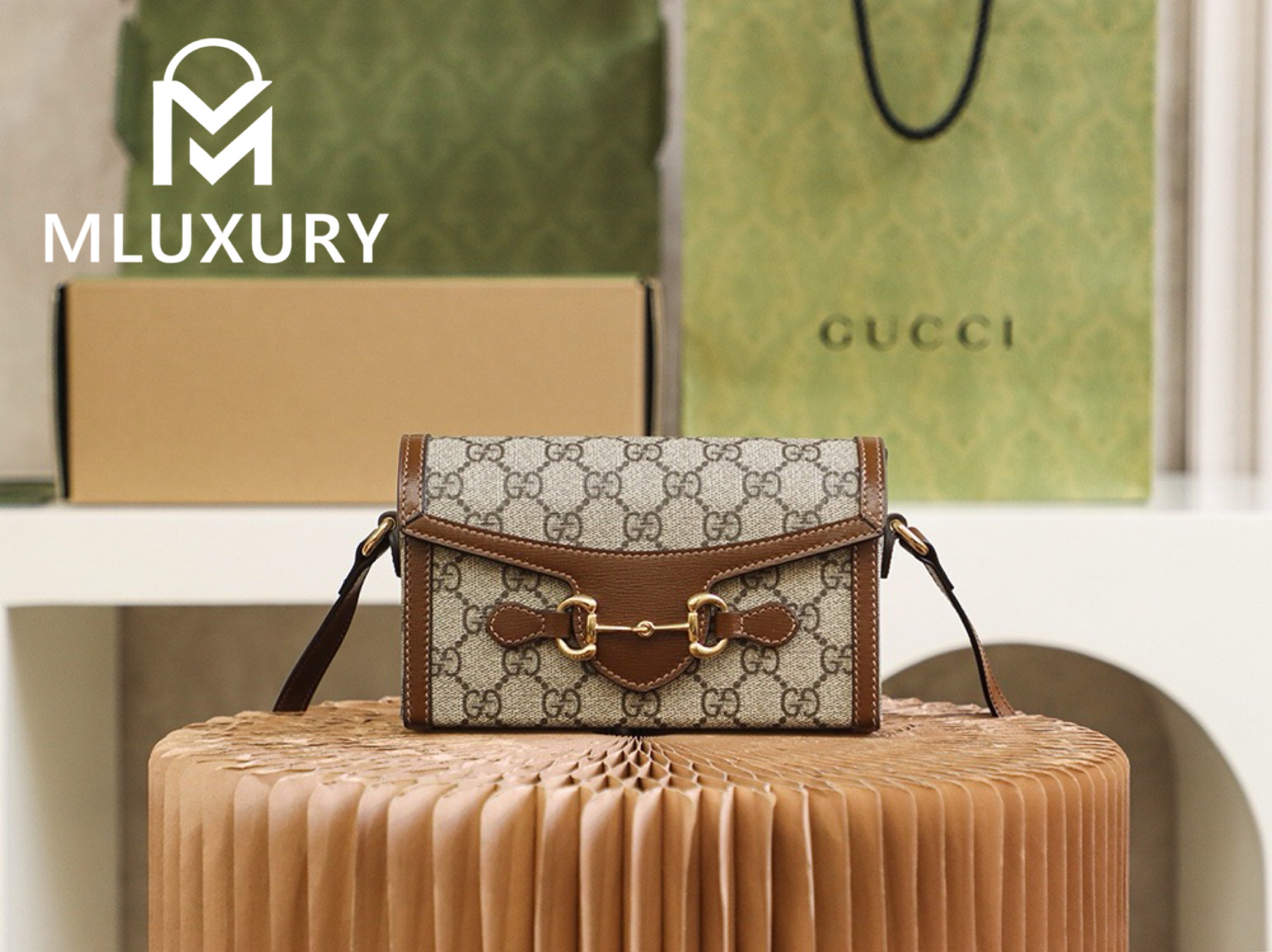 GUCCI Horsebit 1995 Mini, Original Leather