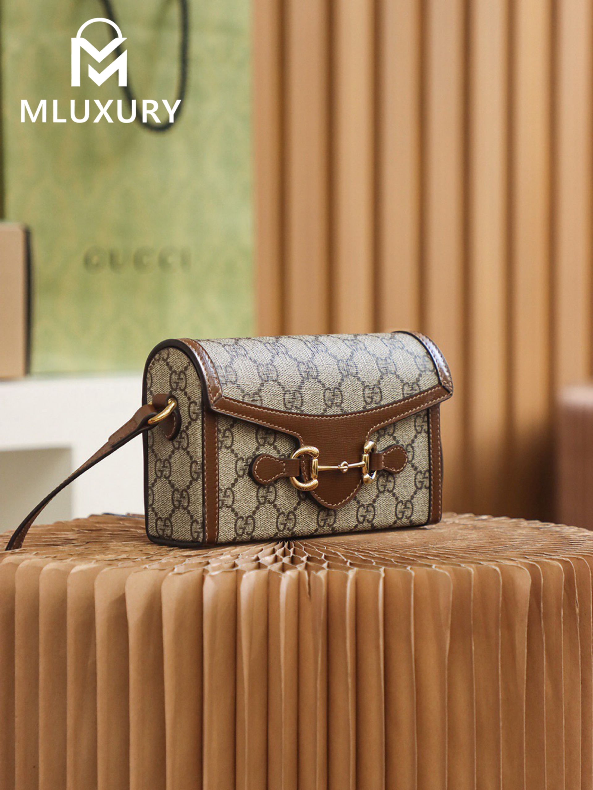 GUCCI Horsebit 1995 Mini, Original Leather