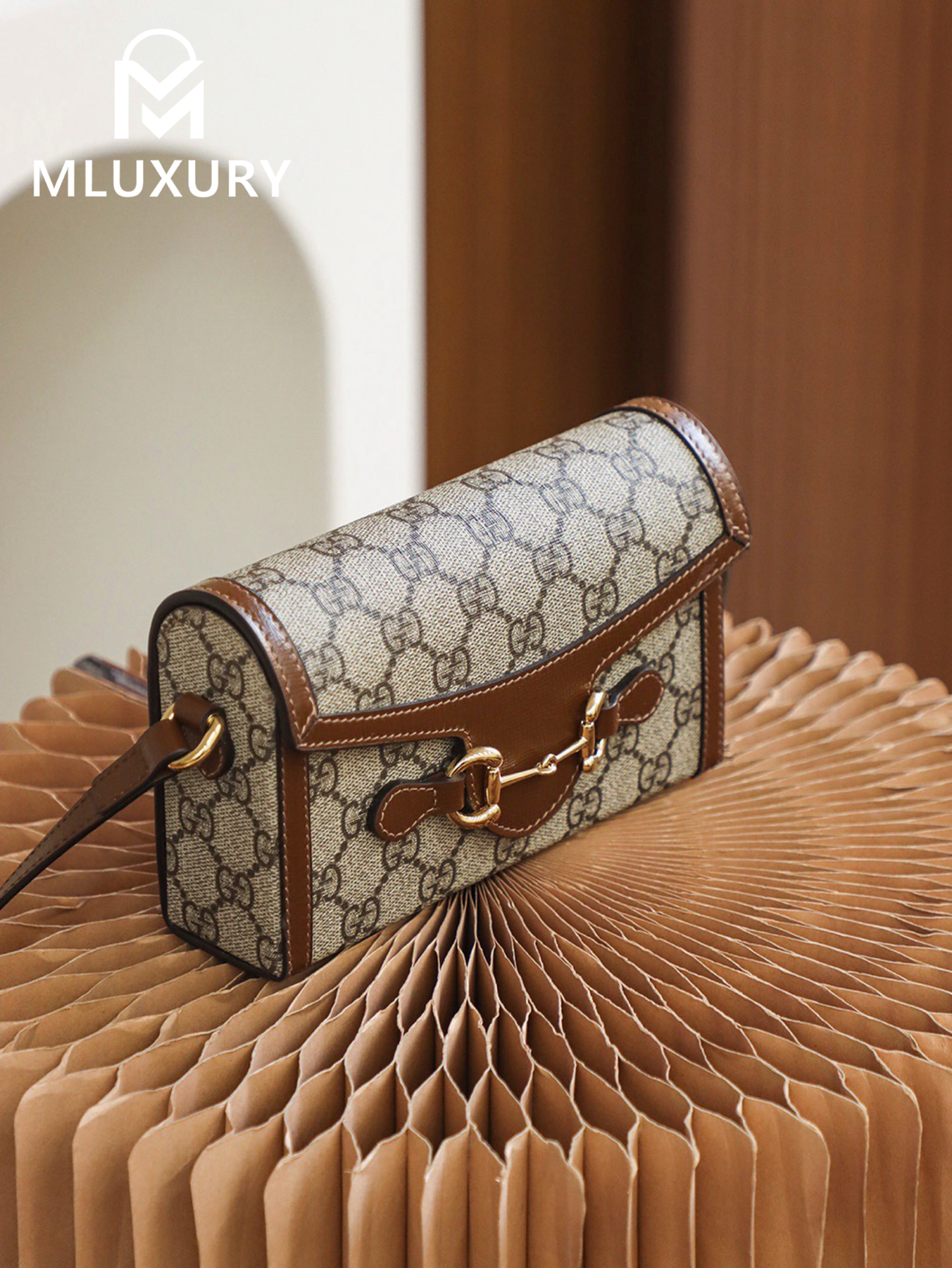GUCCI Horsebit 1995 Mini, Original Leather