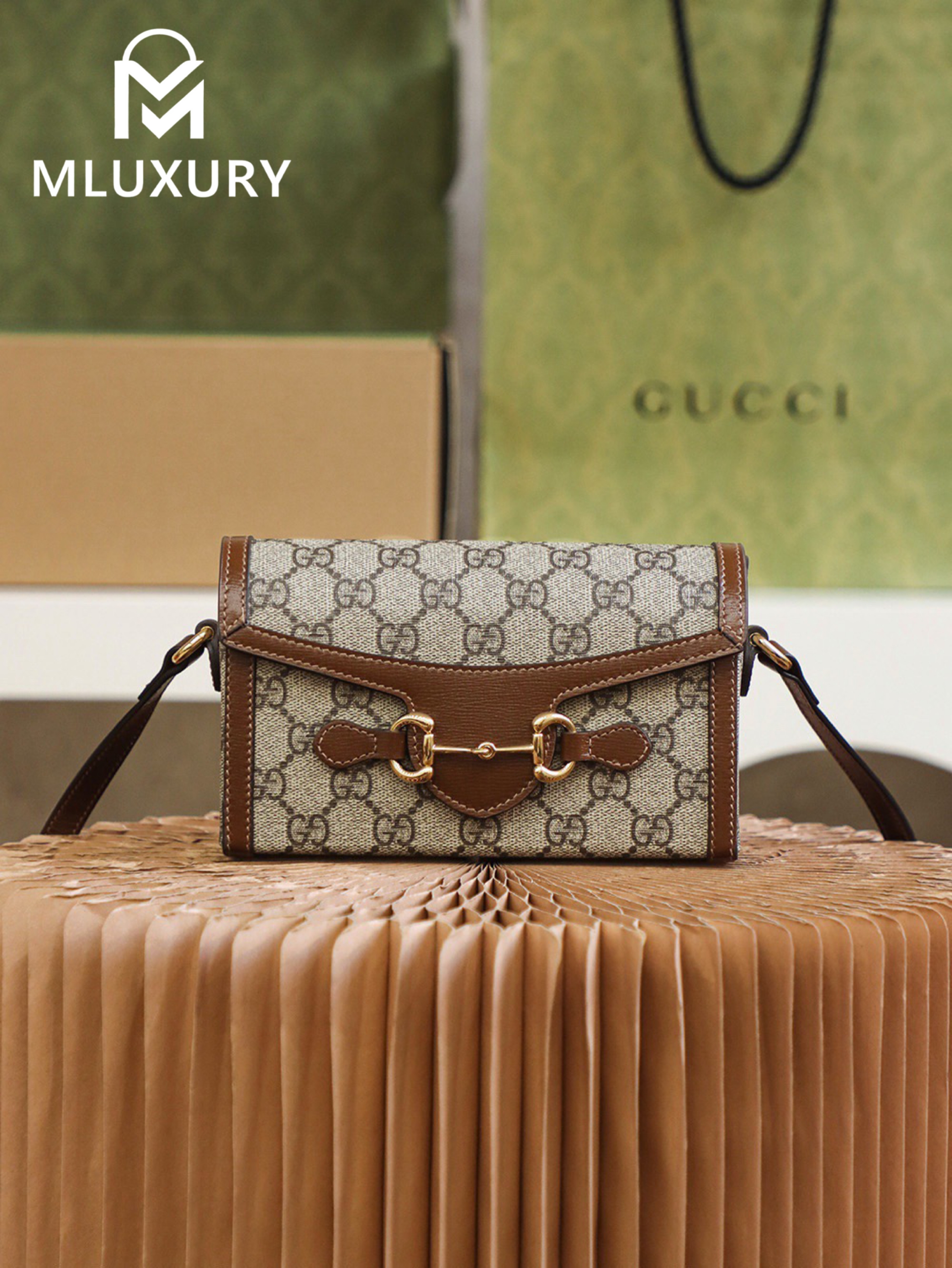GUCCI Horsebit 1995 Mini, Original Leather