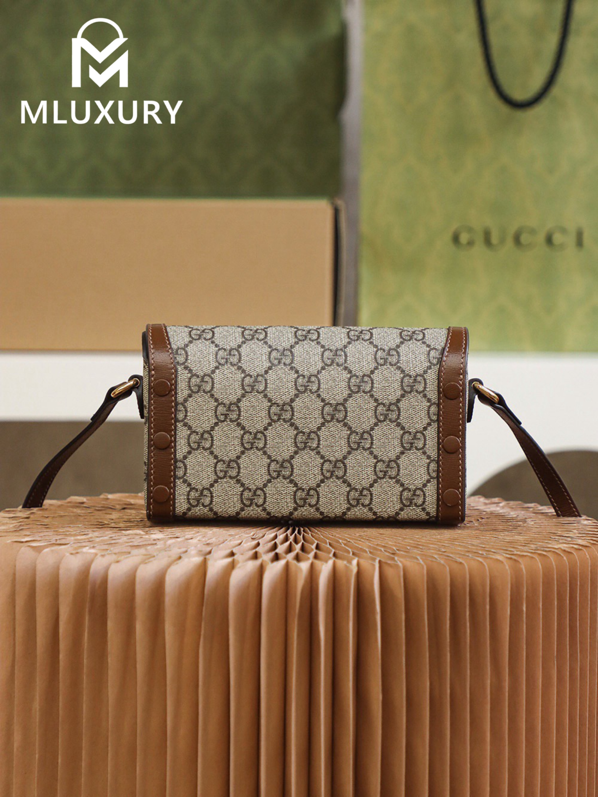 GUCCI Horsebit 1995 Mini, Original Leather