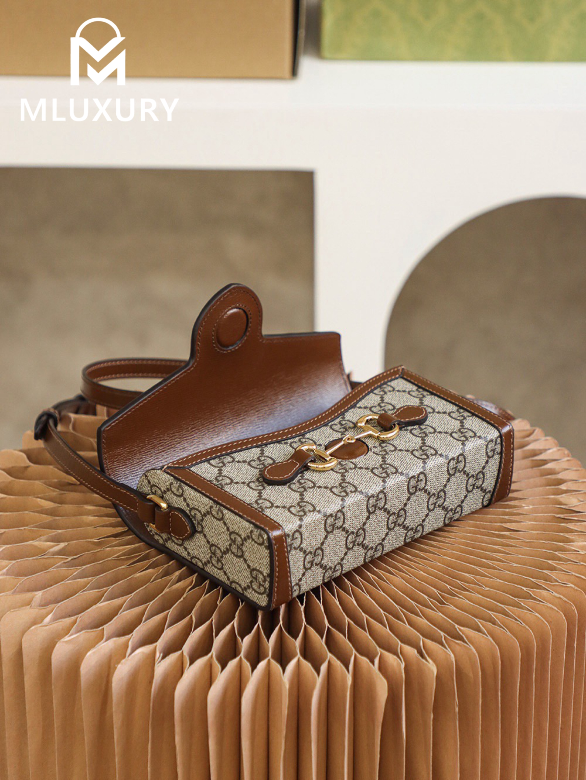 GUCCI Horsebit 1995 Mini, Original Leather