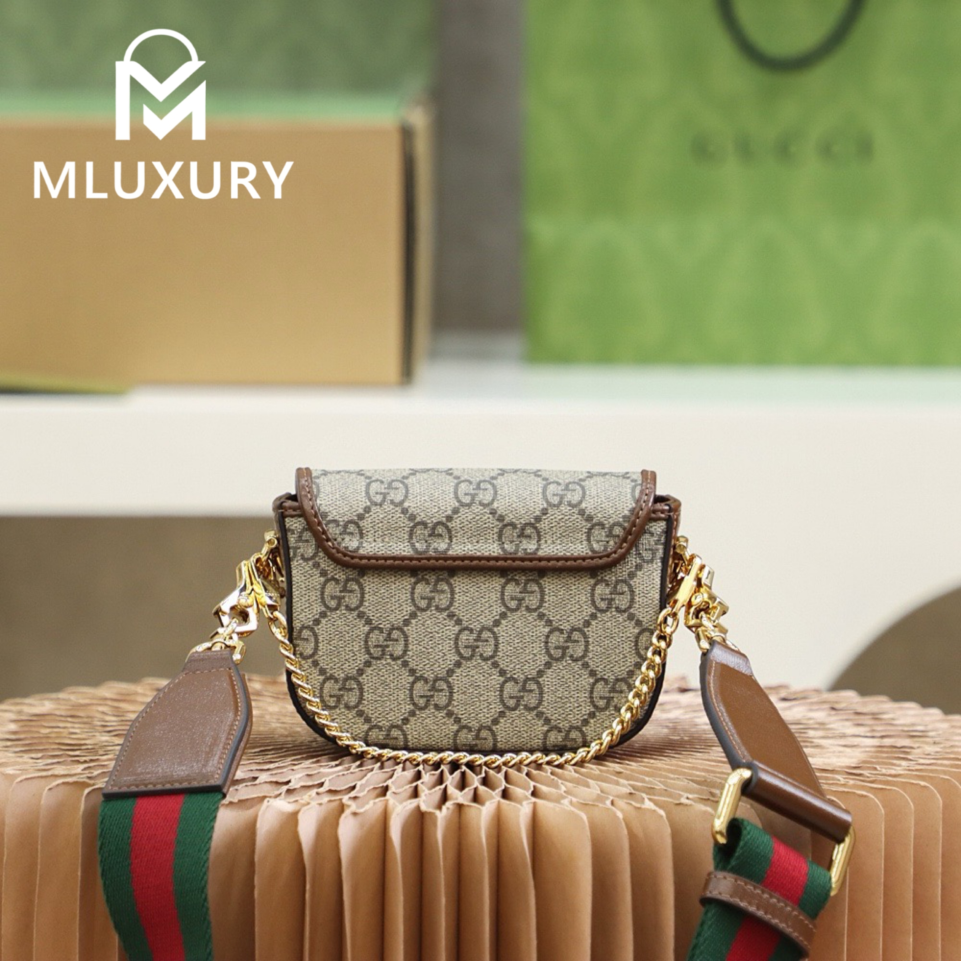 GUCCI Horsebit 1955 Super Mini, Genuine Leather