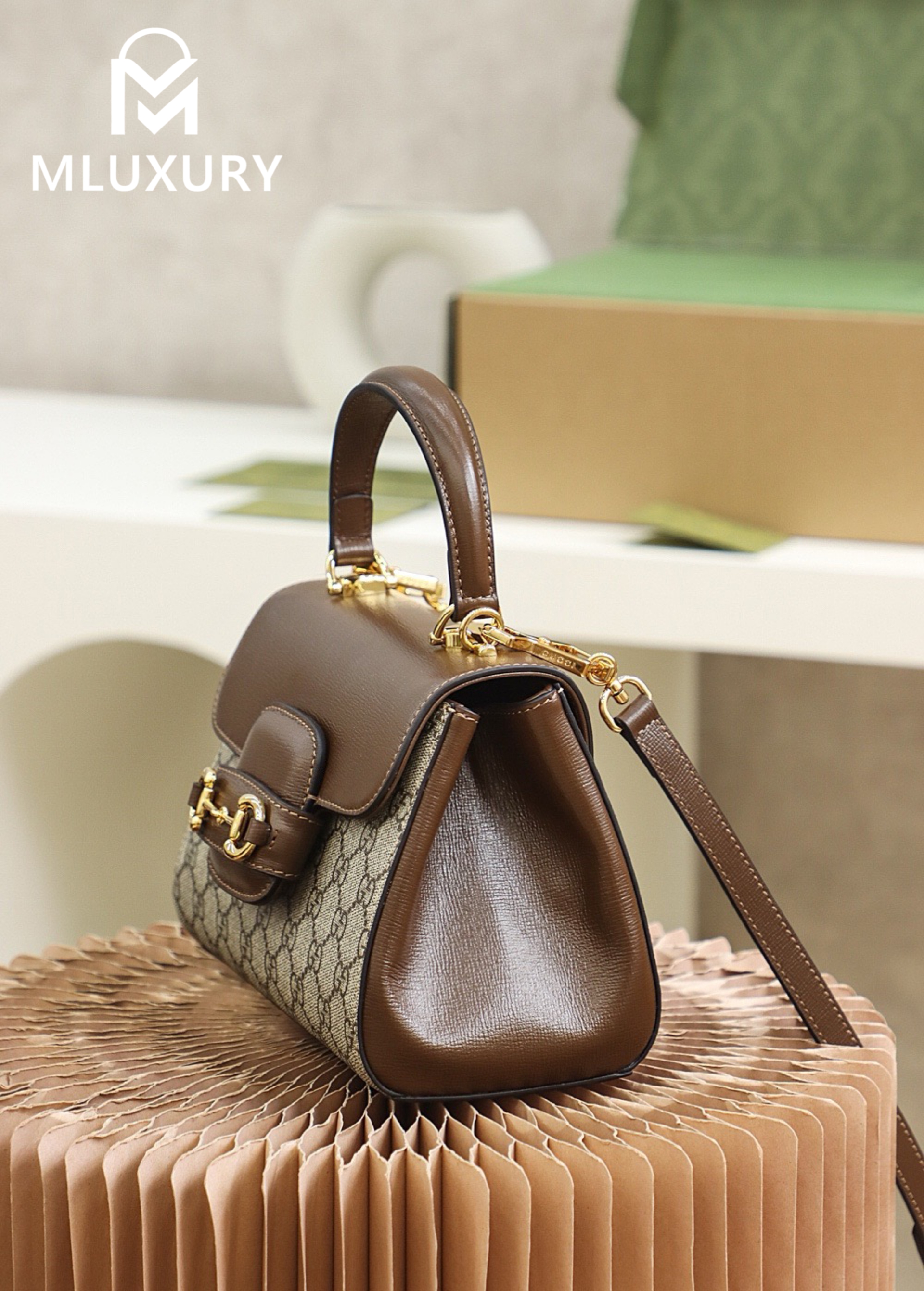 GUCCI Horsebit 1995 Mini, Genuine Leather