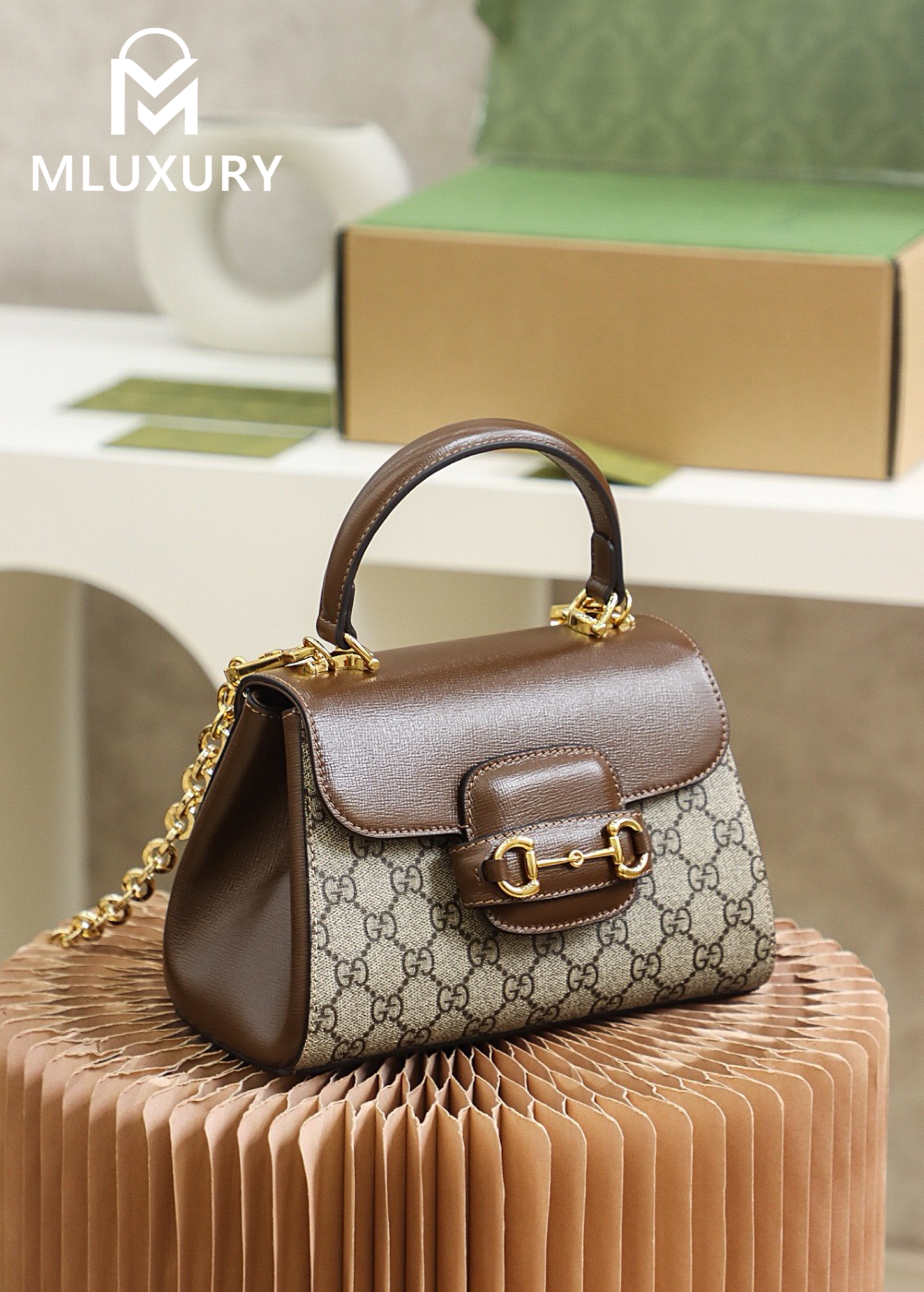 GUCCI Horsebit 1995 Mini, Genuine Leather