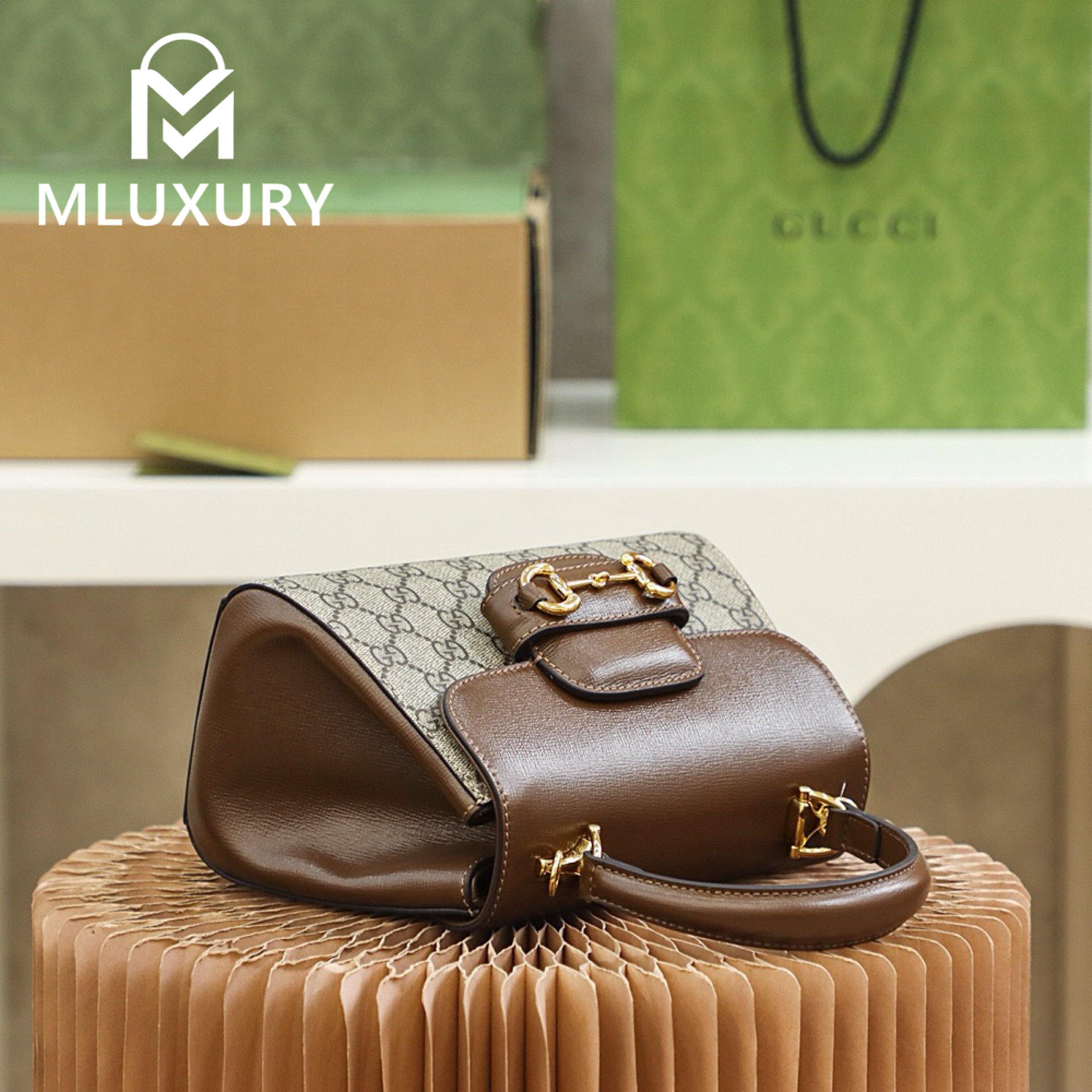 GUCCI Horsebit 1995 Mini, Genuine Leather