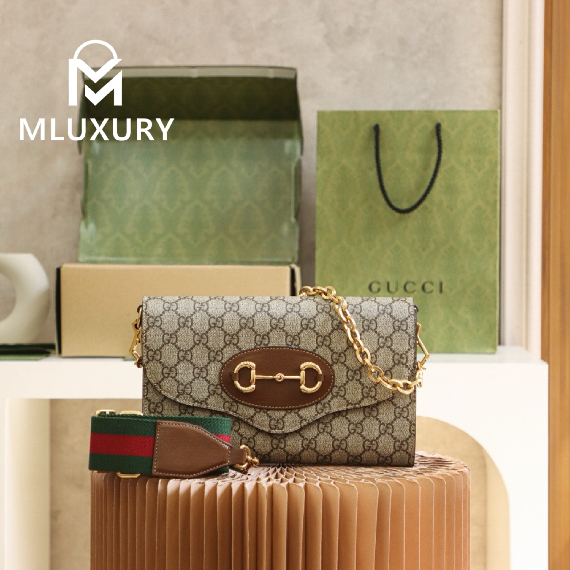 GUCCI Horsebit 1955 series, original leather