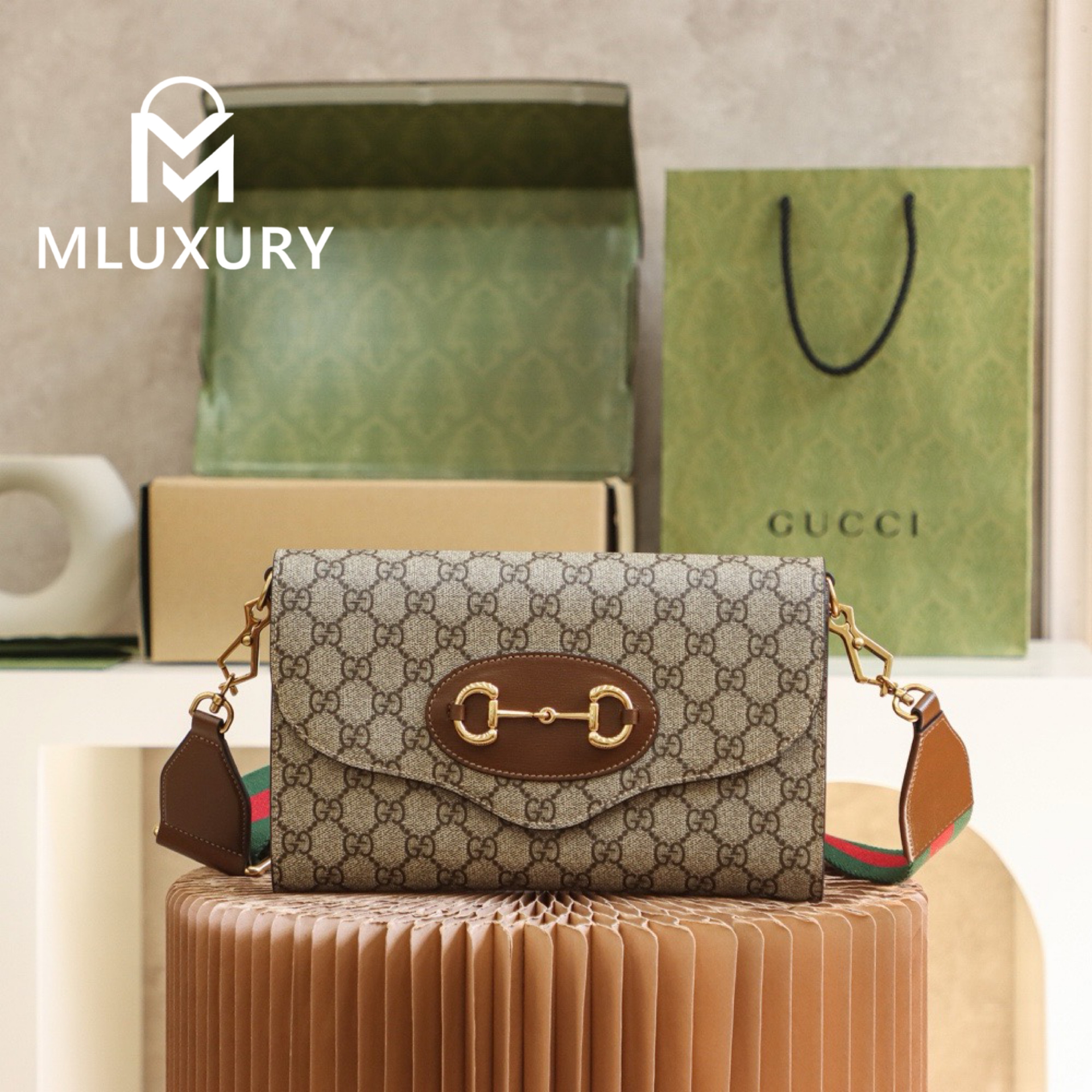 GUCCI Horsebit 1955 series, original leather