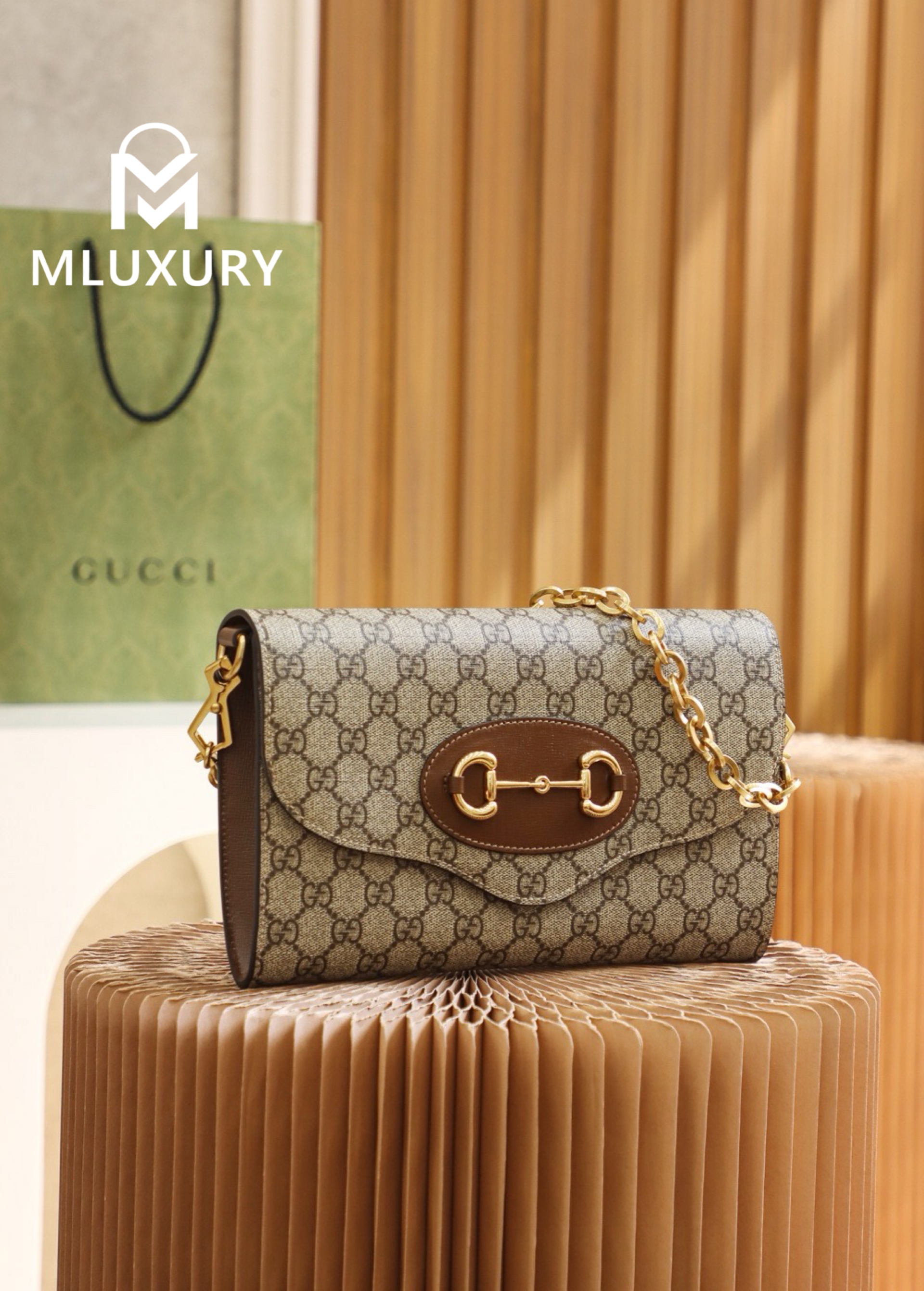 GUCCI Horsebit 1955 series, original leather
