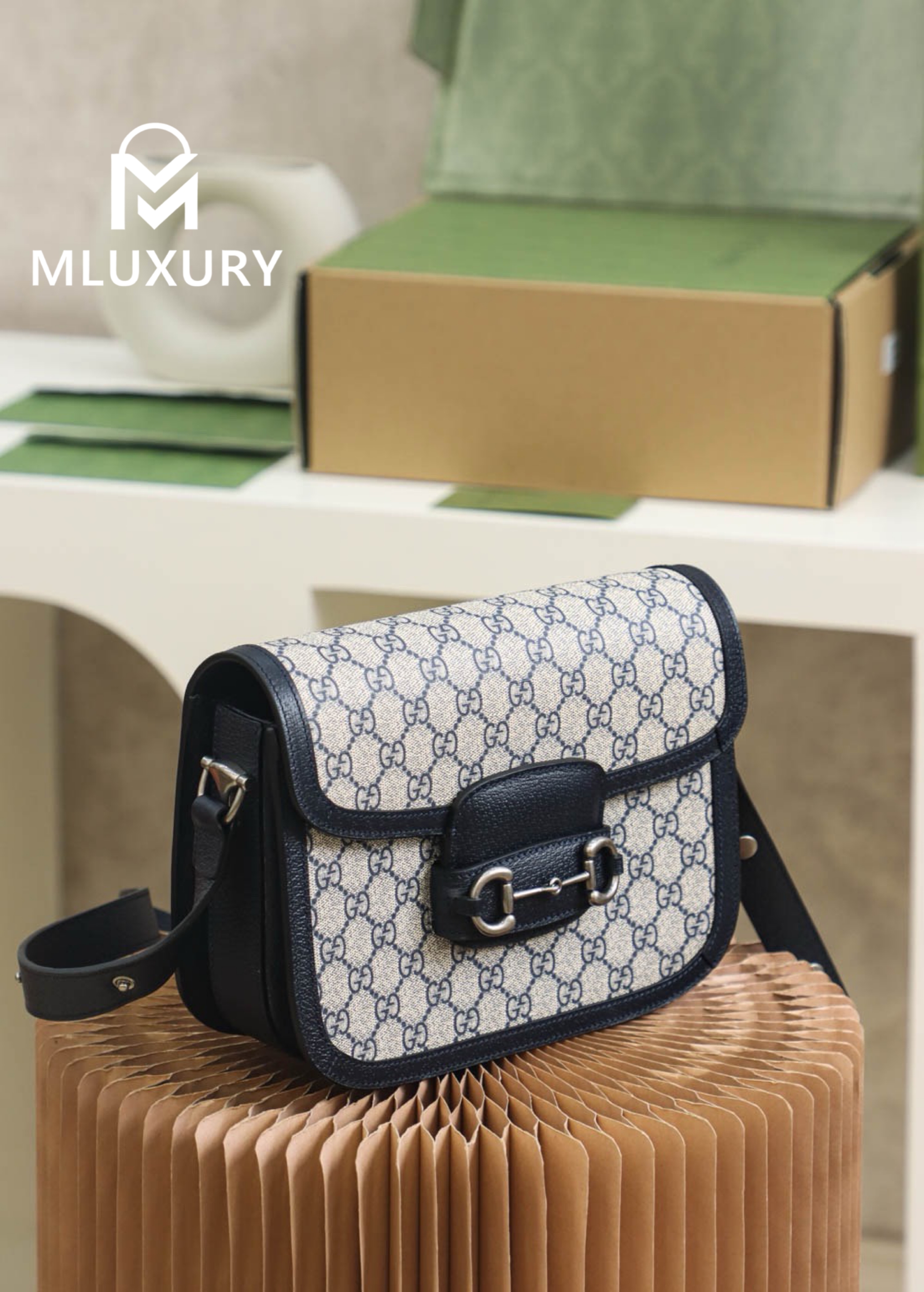 GUCCI Horsebit 1955 Small, Original Leather