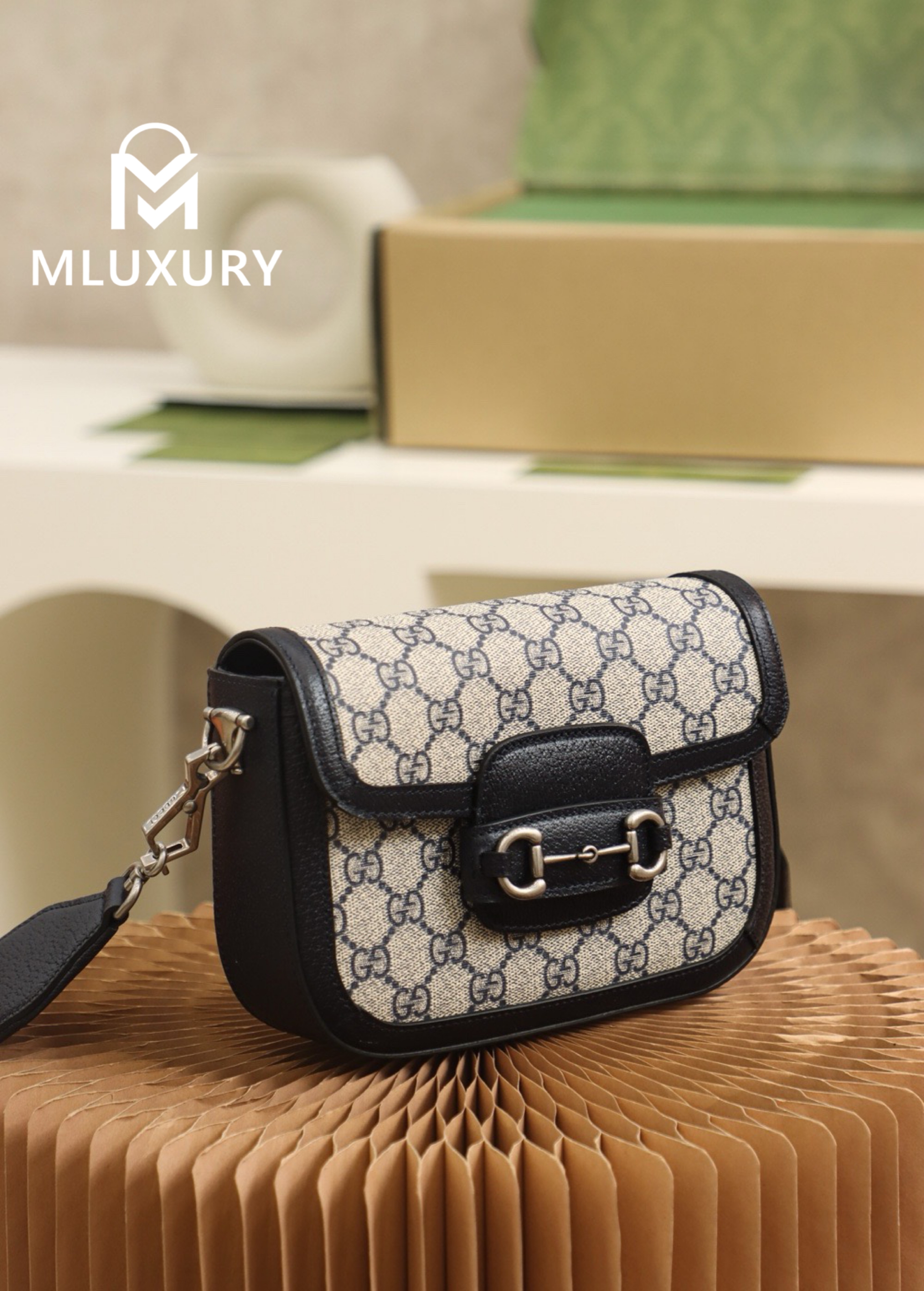 GUCCI Horsebit 1955 Mini New Colorway, Genuine Leather