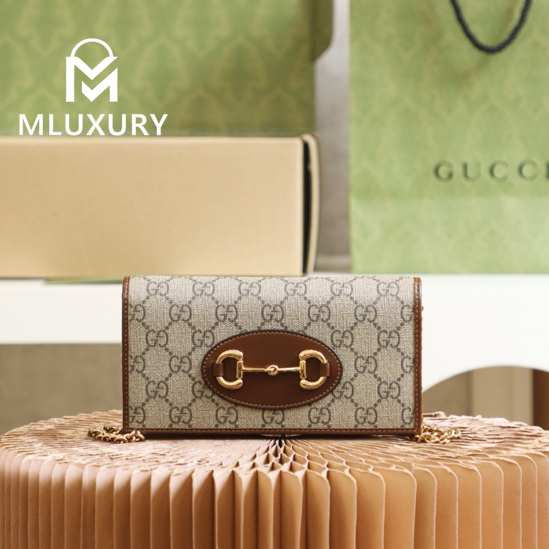 GUCCI Horsebit Woc, all-copper hardware and original leather
