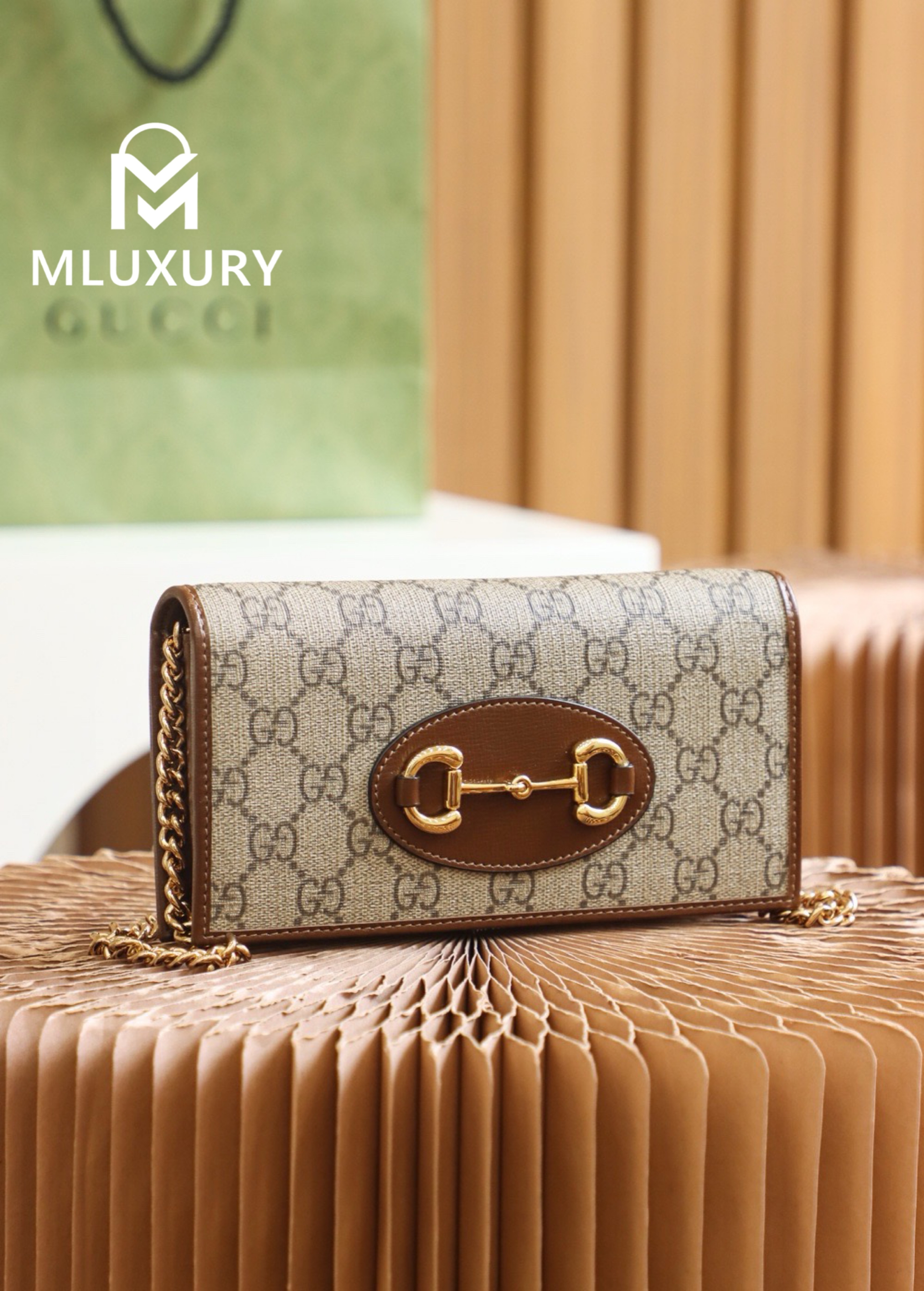 GUCCI Horsebit Woc, all-copper hardware and original leather