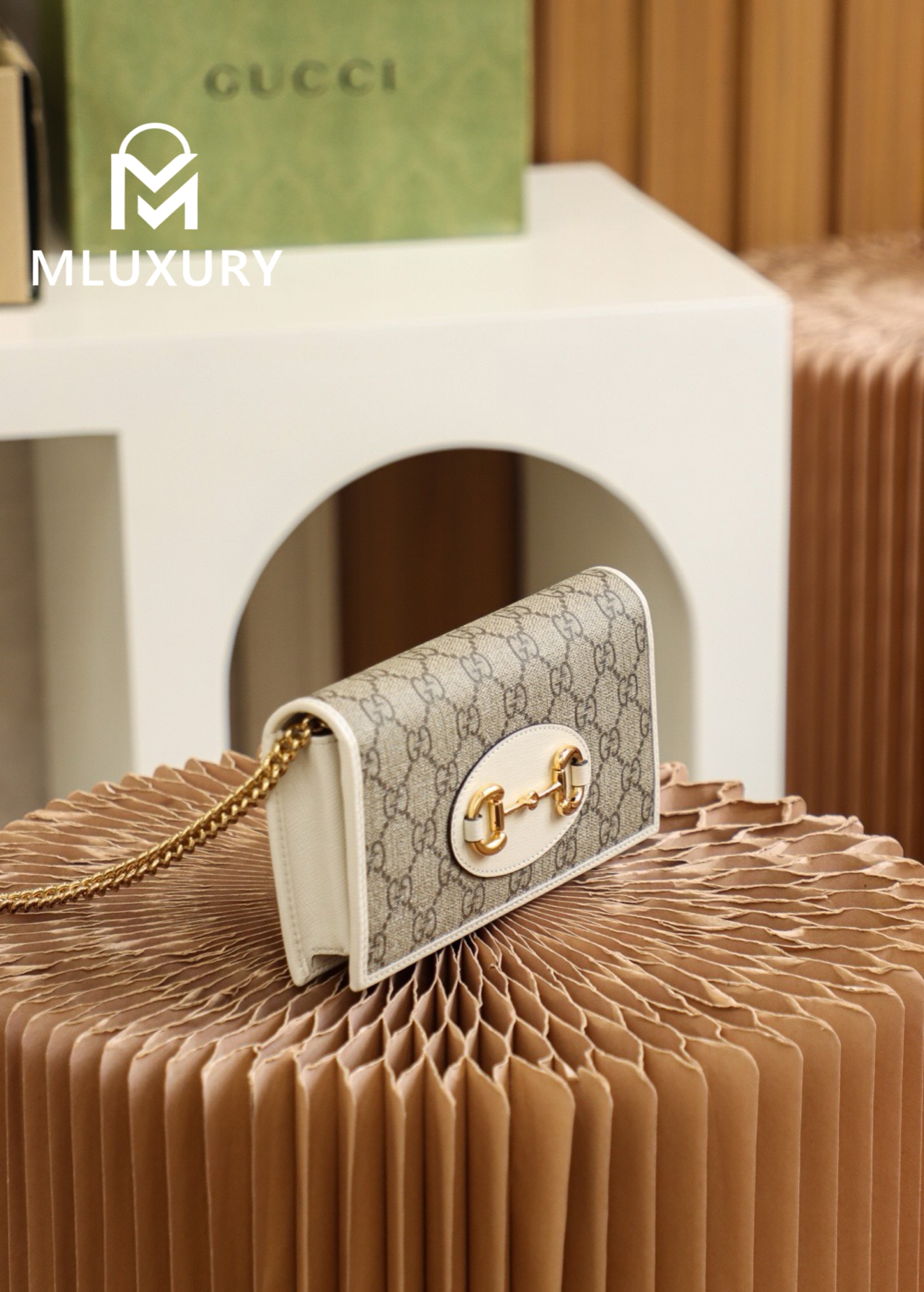 GUCCI Horsebit Woc, all-copper hardware and original leather