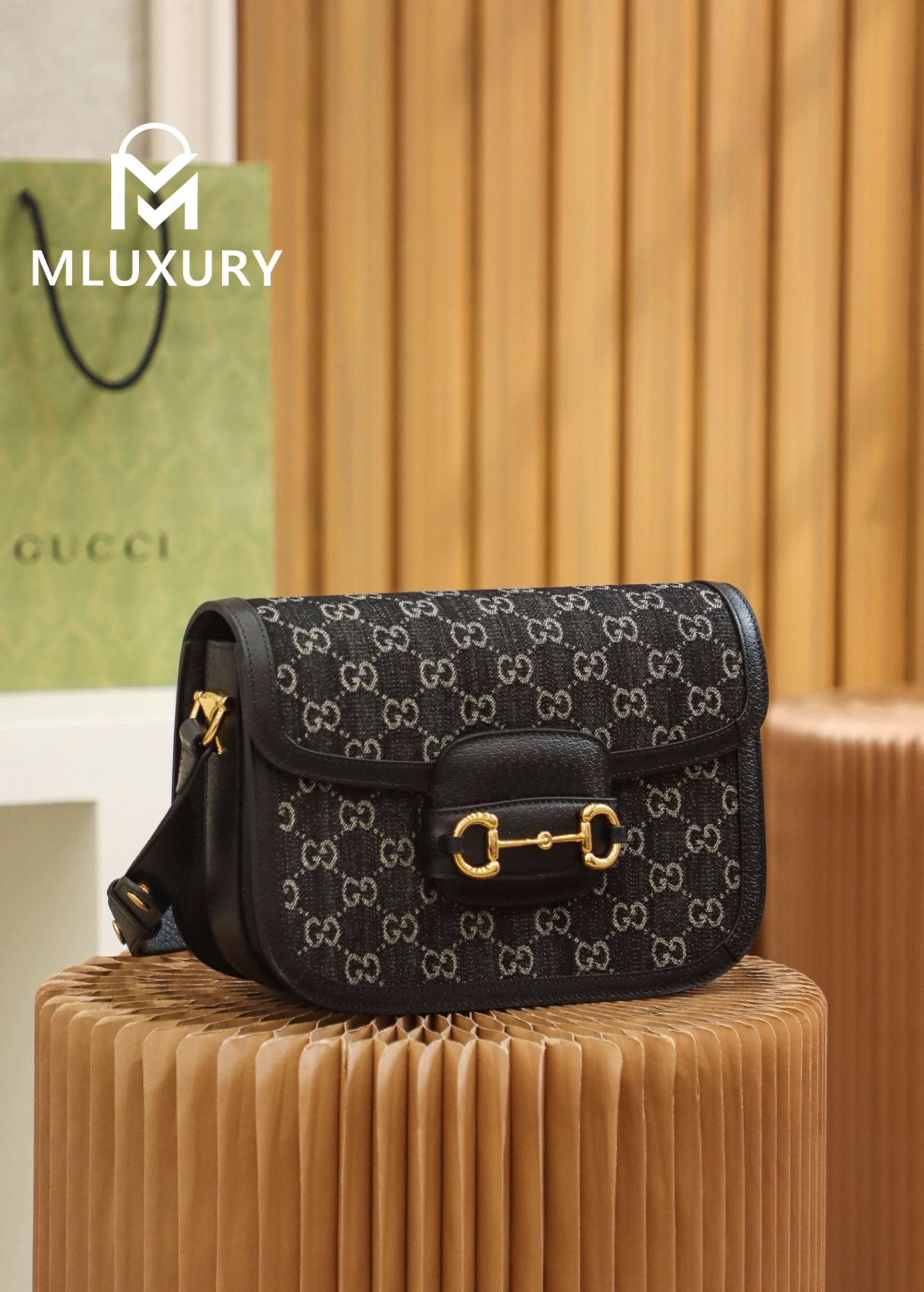 GUCCI Horsebit 1955 Denim Collection