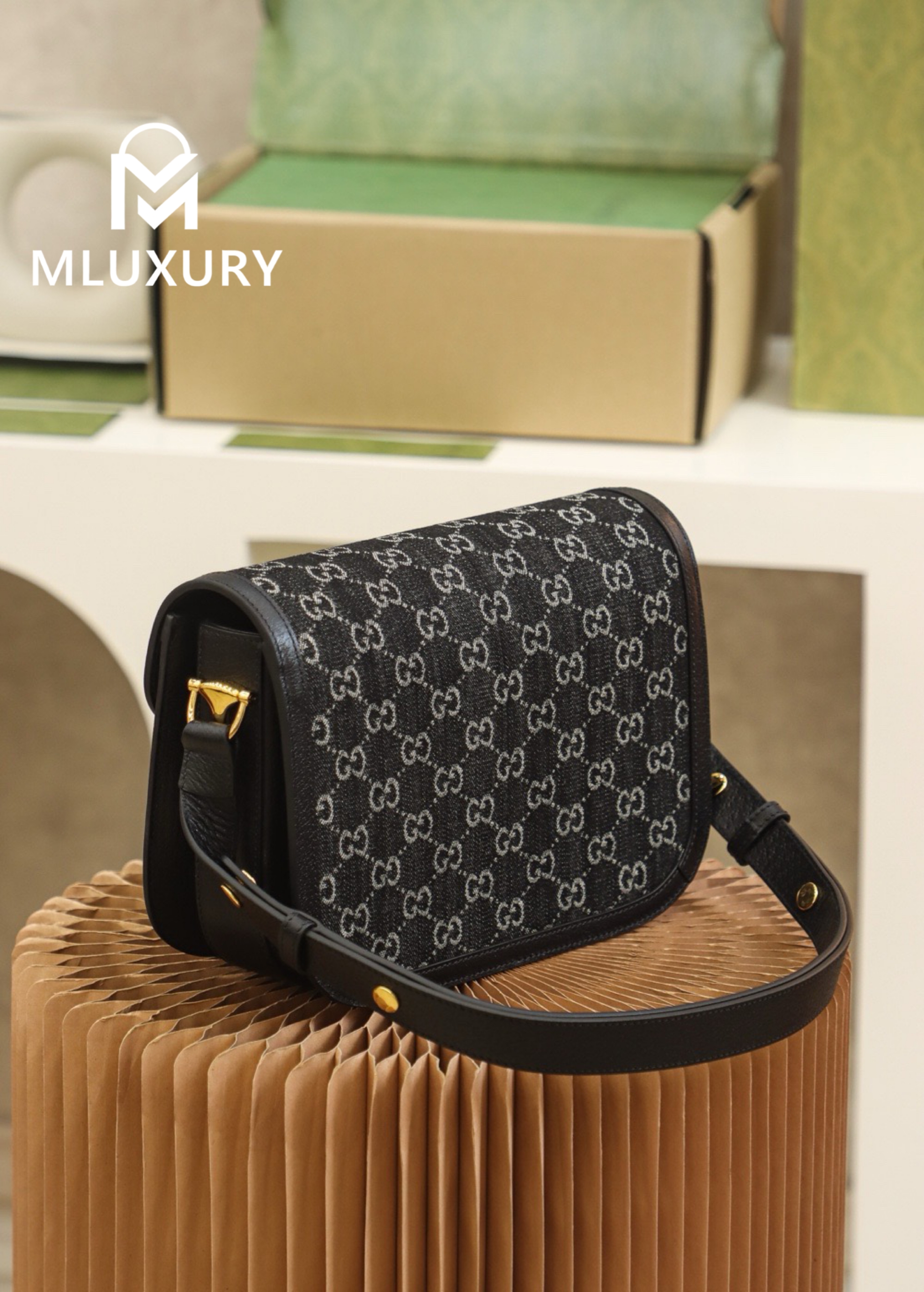 GUCCI Horsebit 1955 Denim Collection