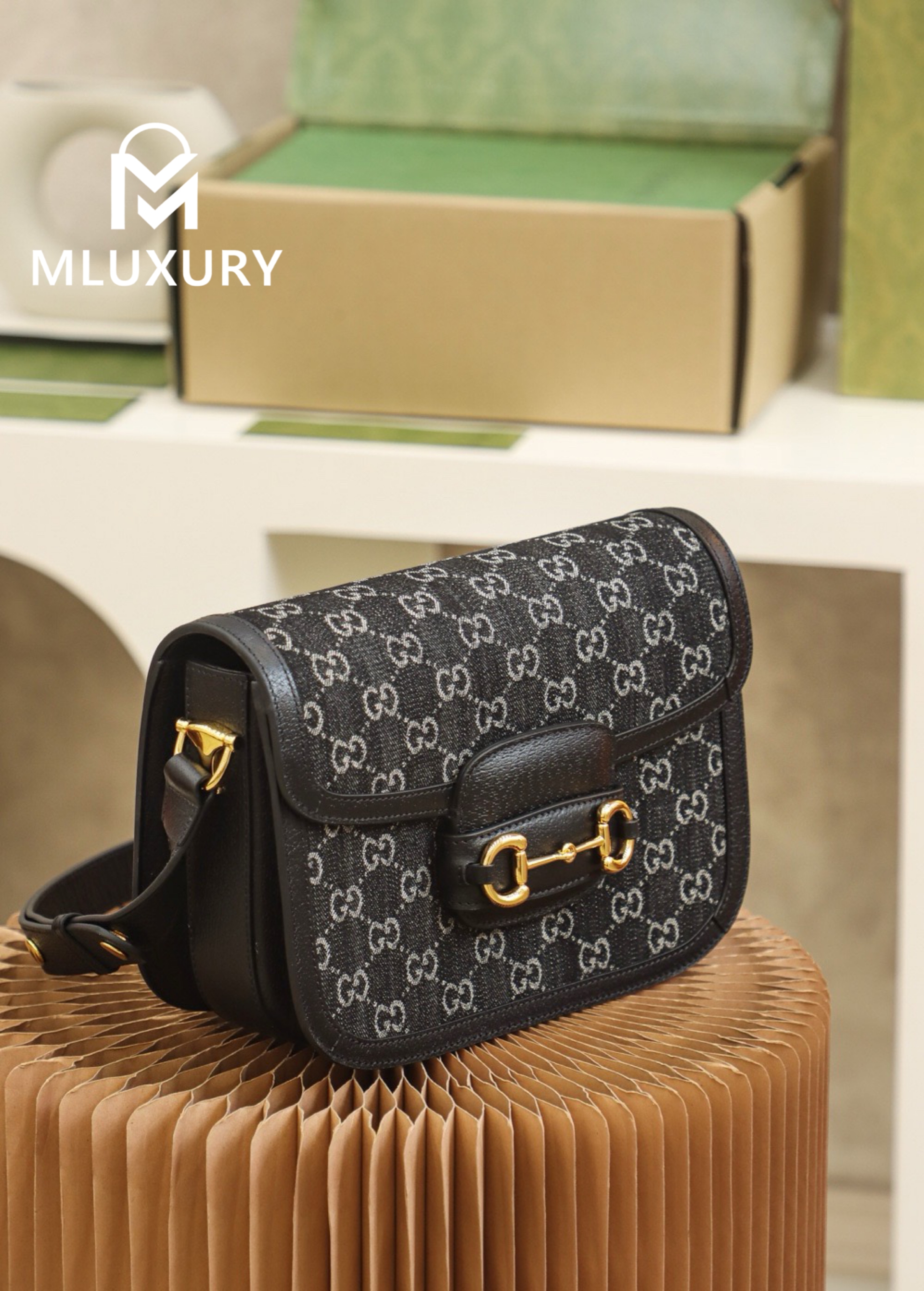 GUCCI Horsebit 1955 Denim Collection