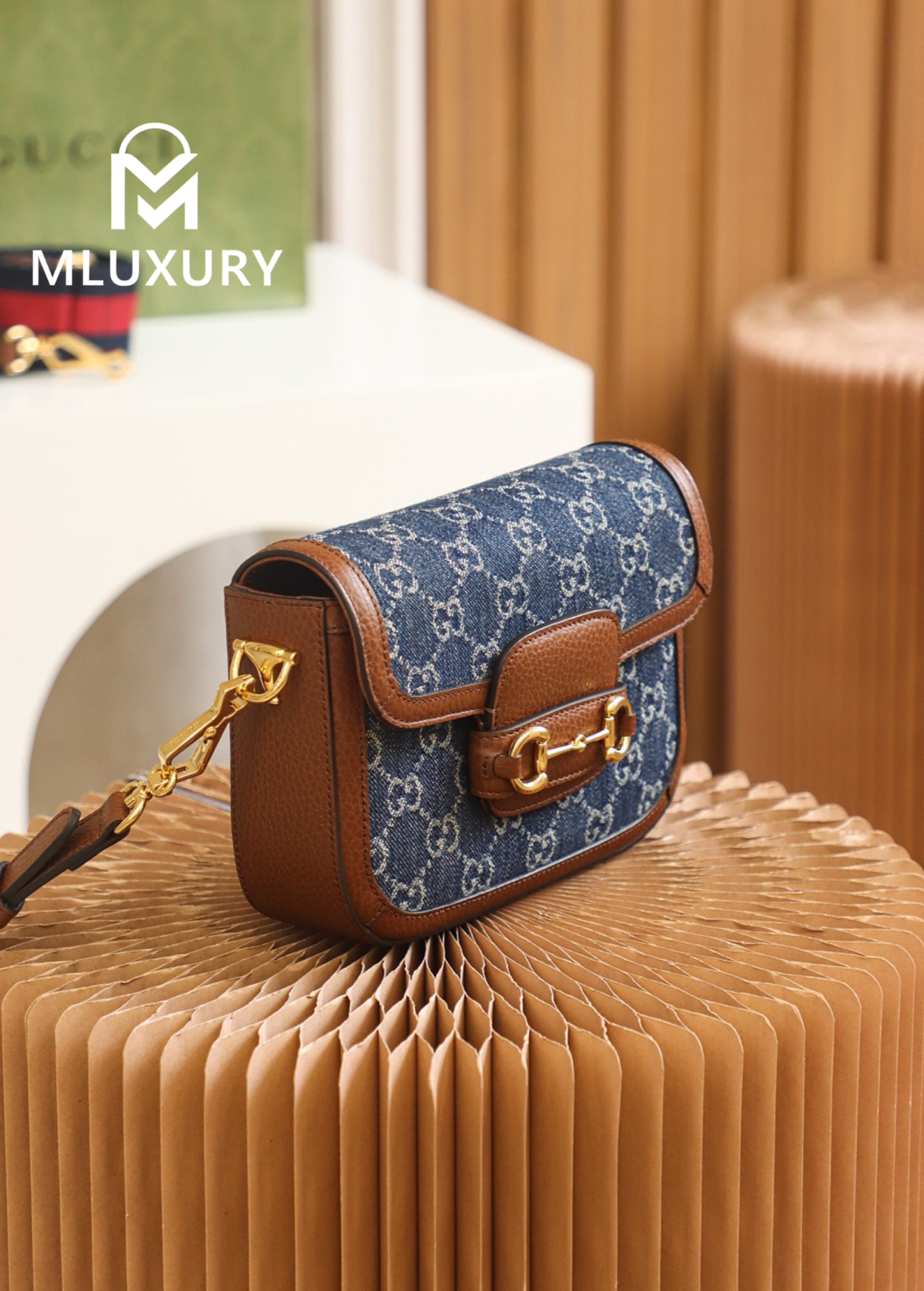 GUCCI Horsebit 1955 Mini, Original Leather