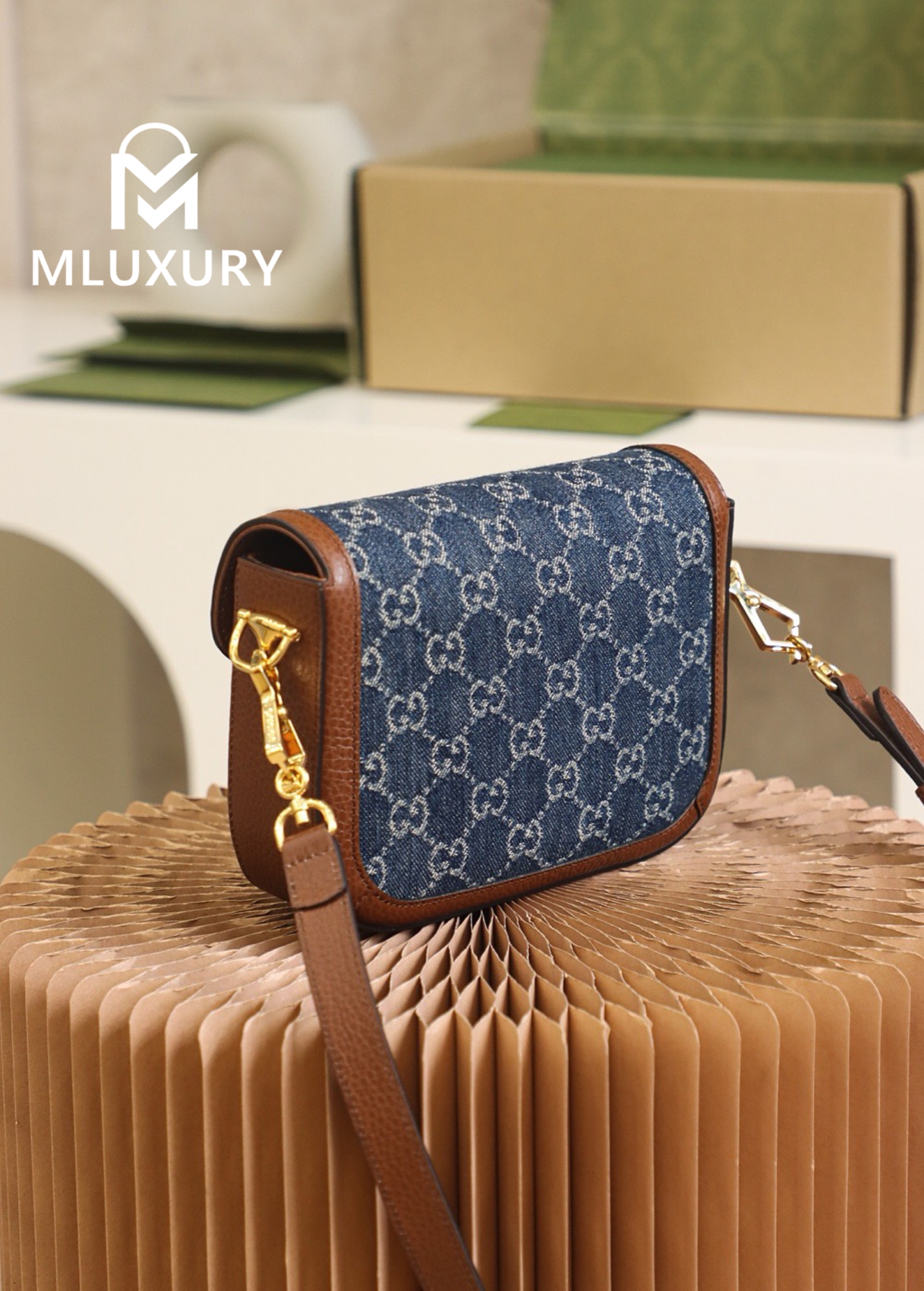 GUCCI Horsebit 1955 Mini, Original Leather