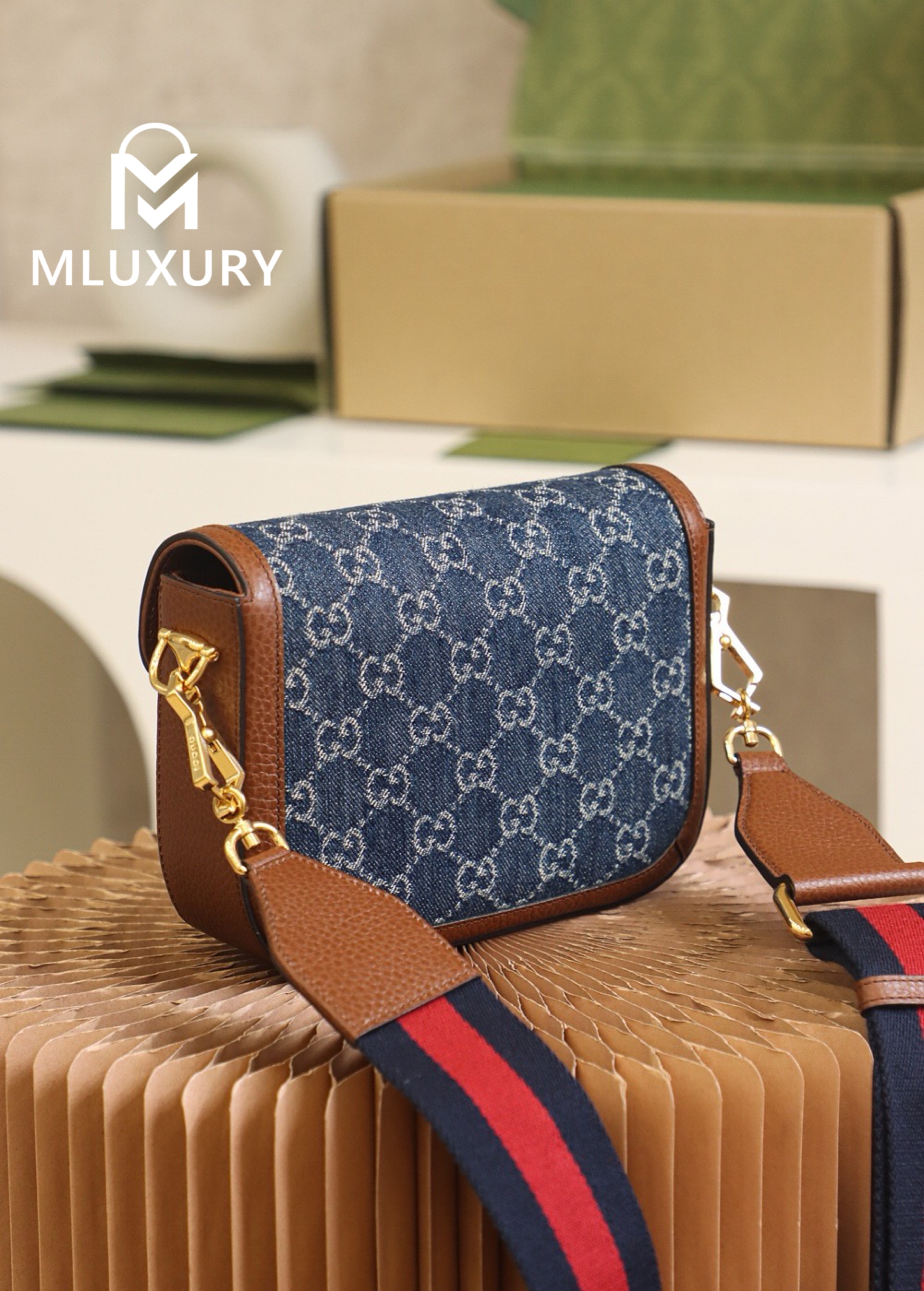 GUCCI Horsebit 1955 Mini, Original Leather