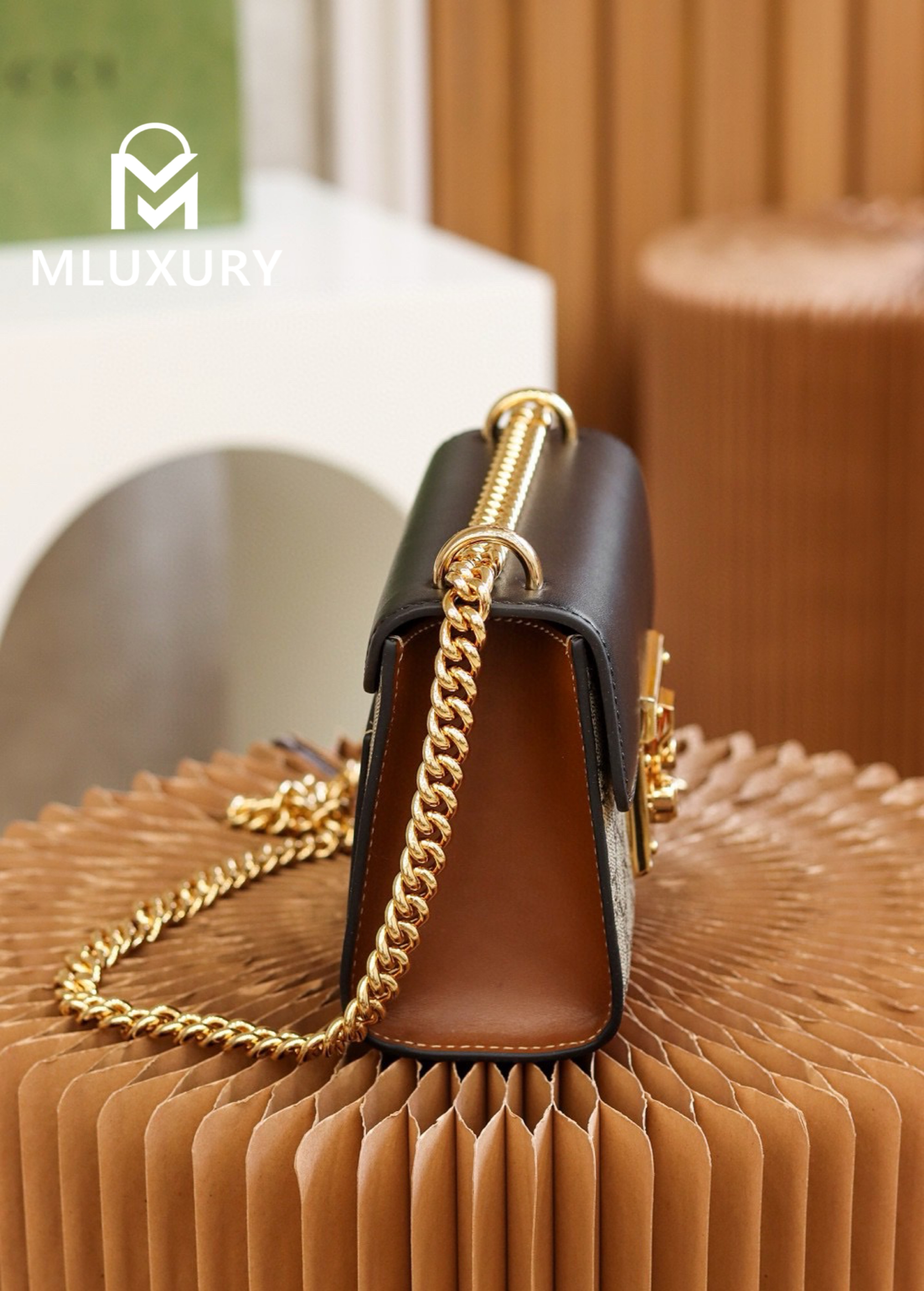 GUCCI Padlock, Genuine Leather