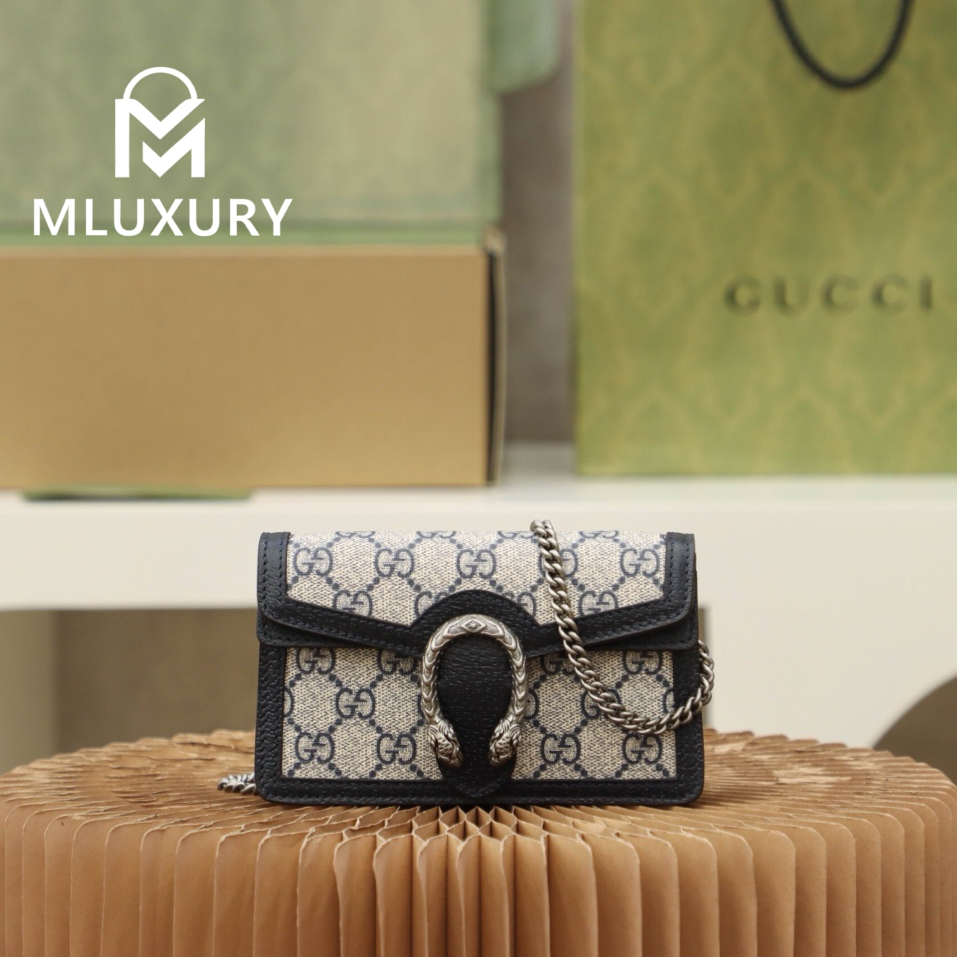 GUCCI Dionysus Mini, Genuine Leather