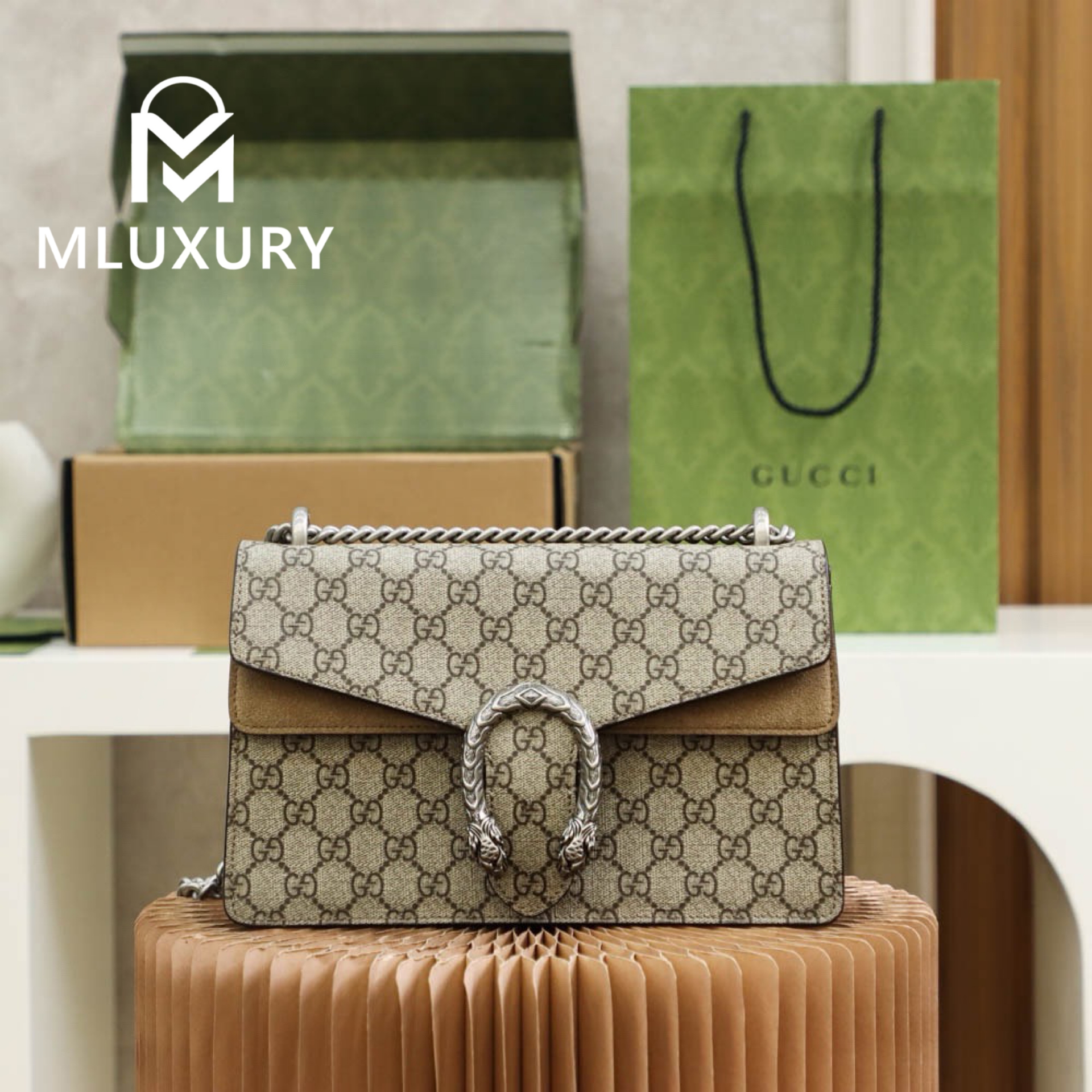GUCCI Dionysus 28, Genuine Leather