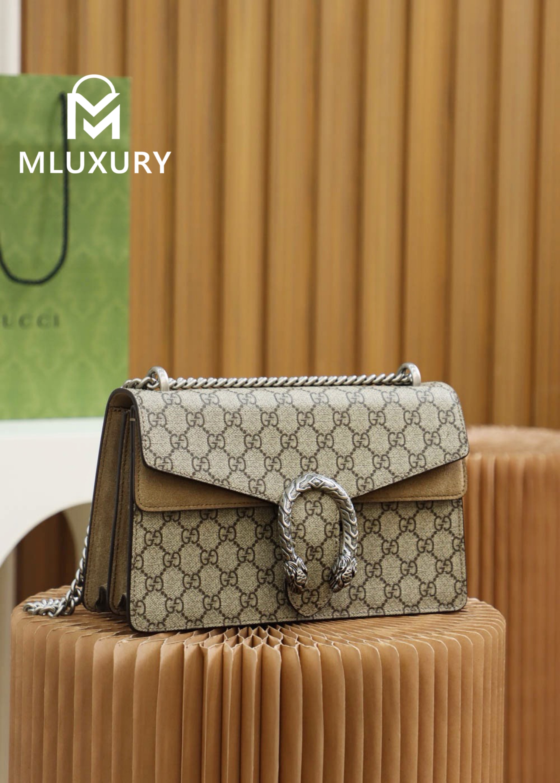 GUCCI Dionysus 28, Genuine Leather