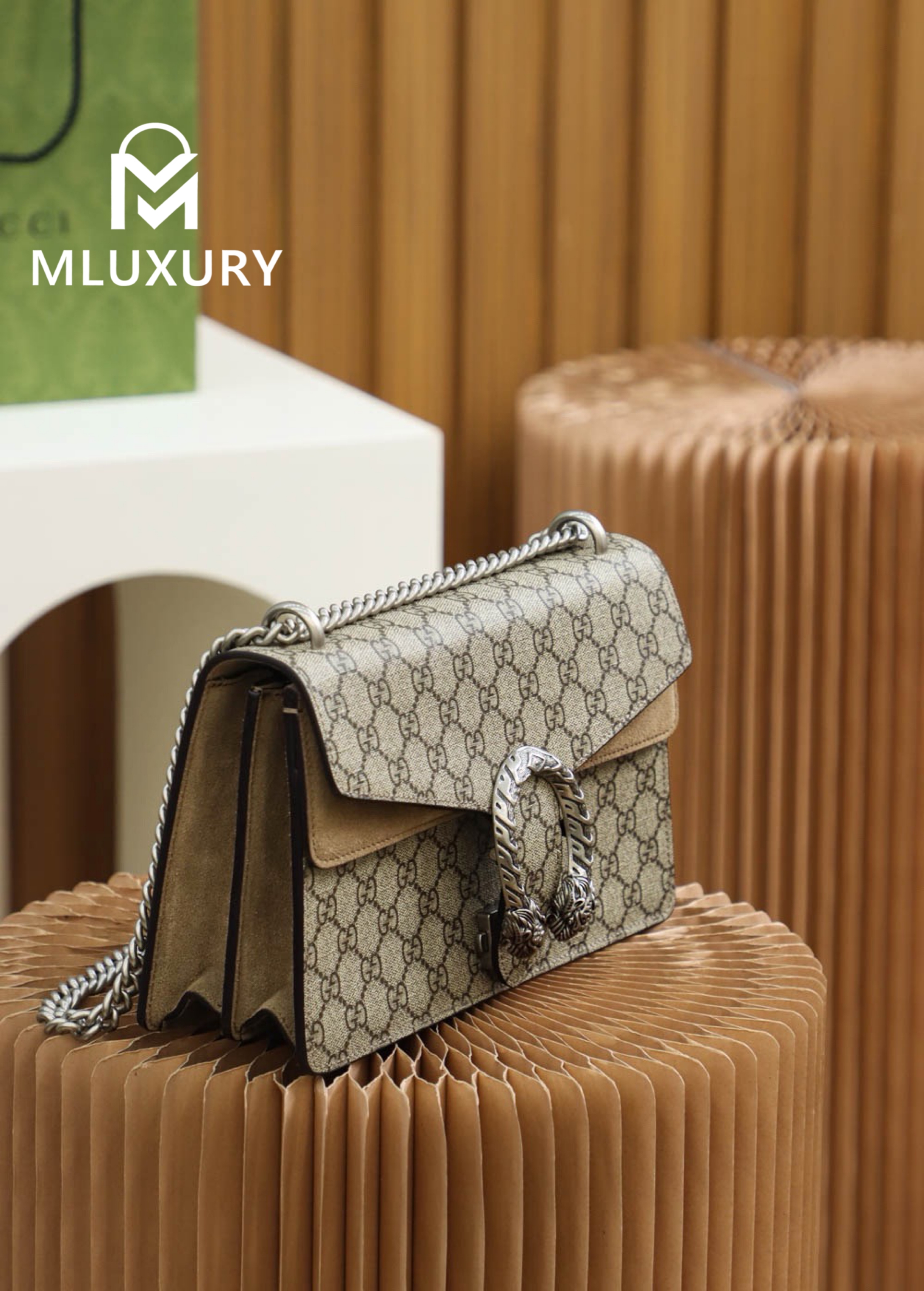 GUCCI Dionysus 28, Genuine Leather