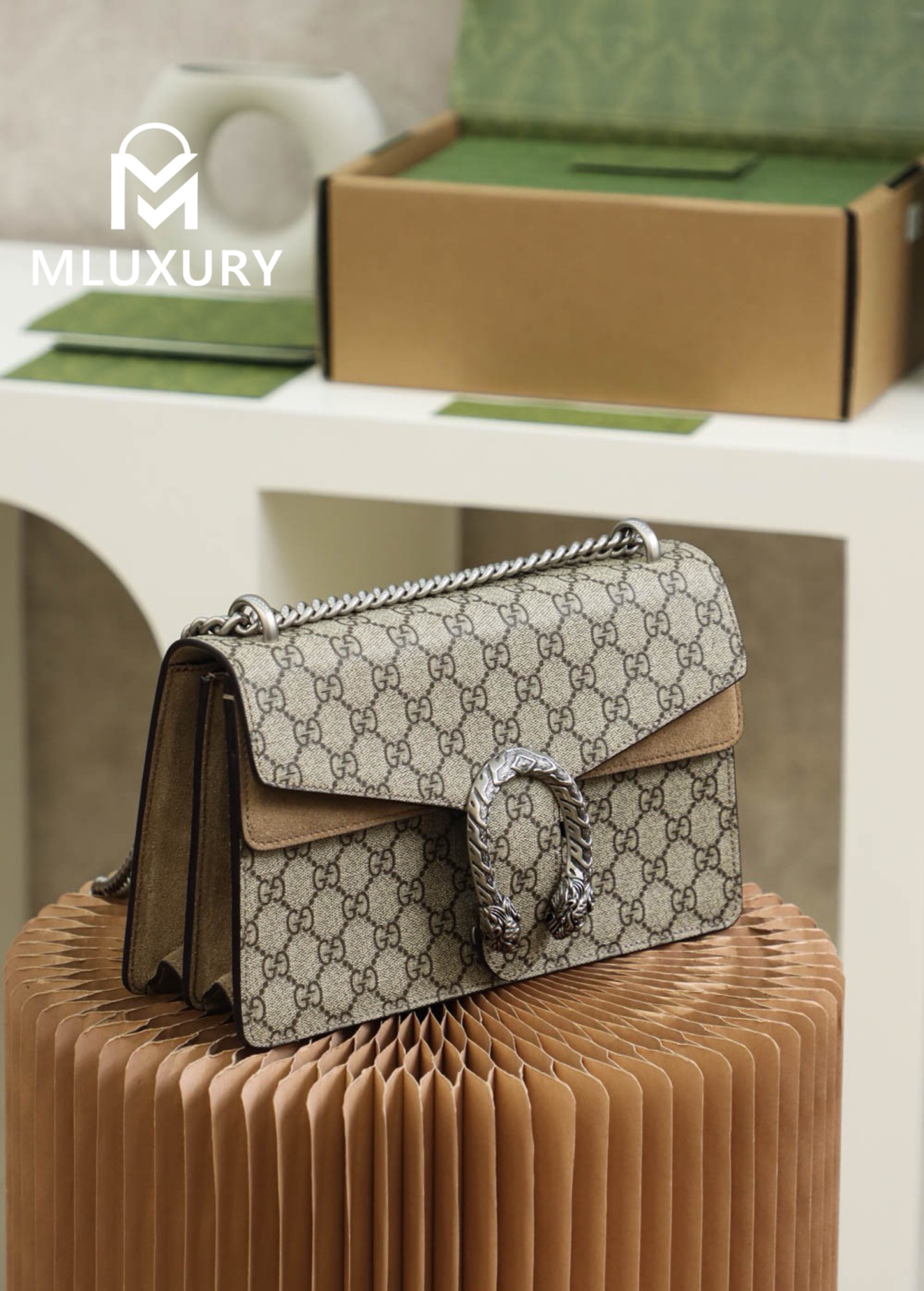 GUCCI Dionysus 28, Genuine Leather
